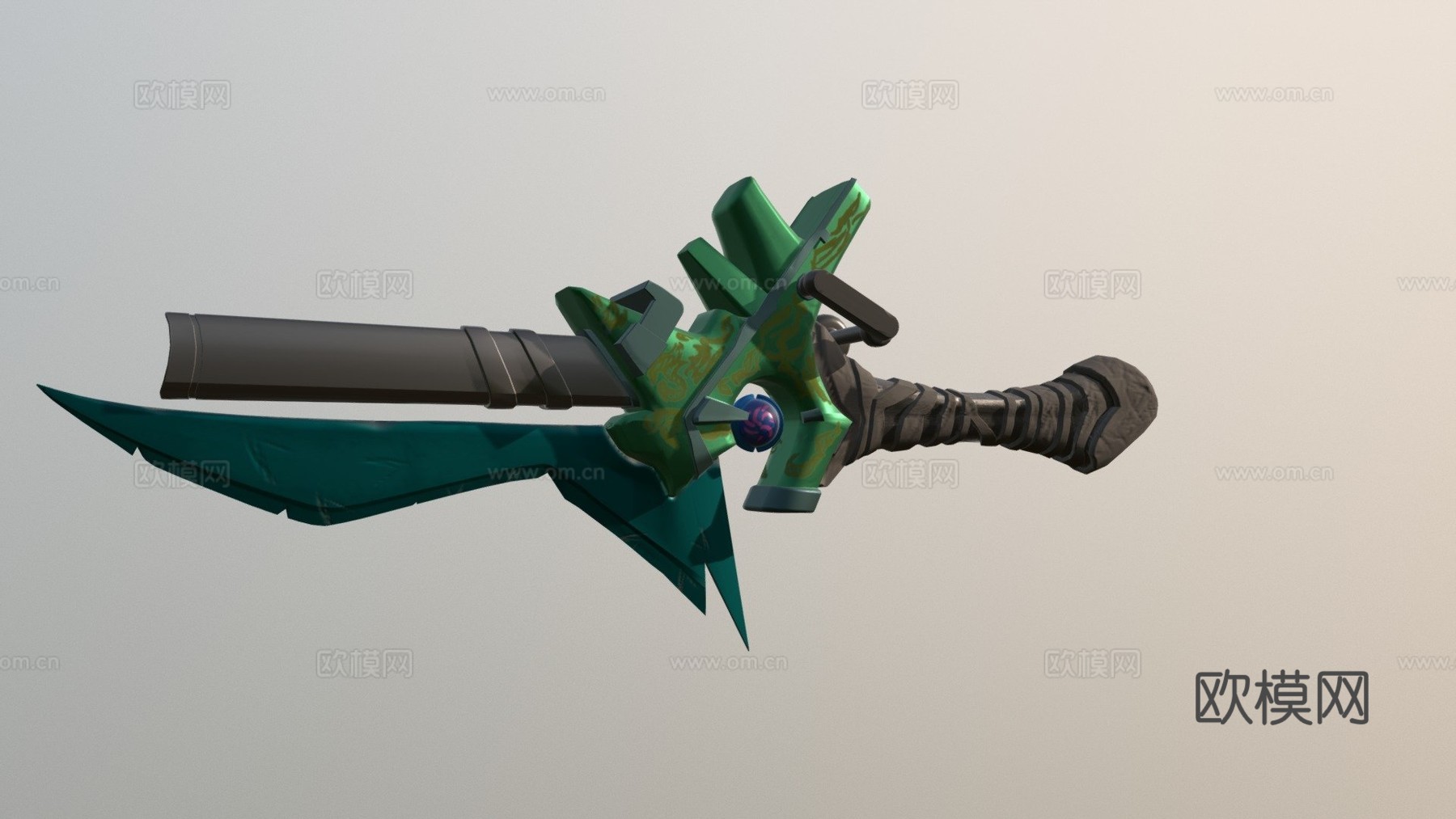 核心破坏枪手3d模型