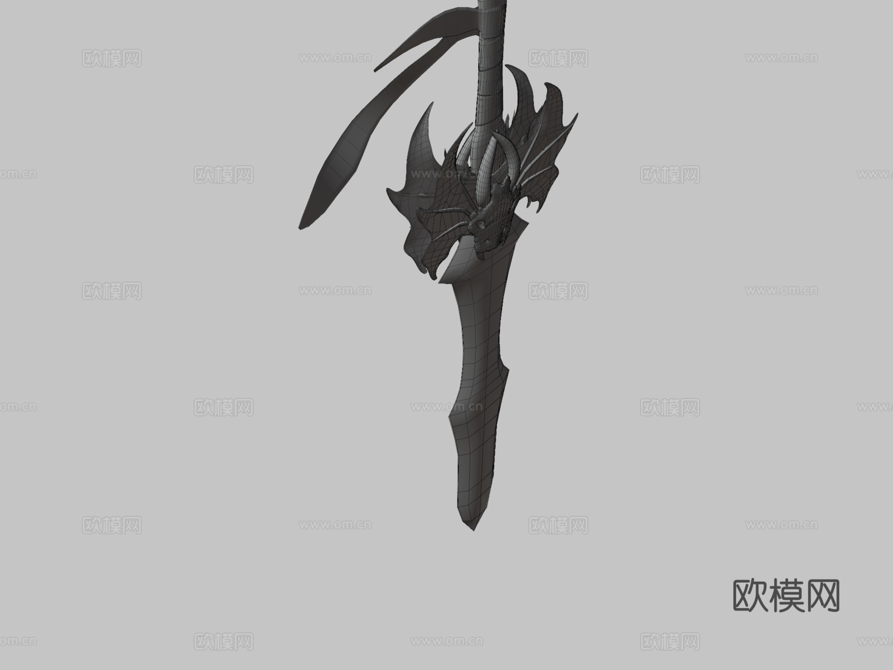 龙猎人的红剑3d模型