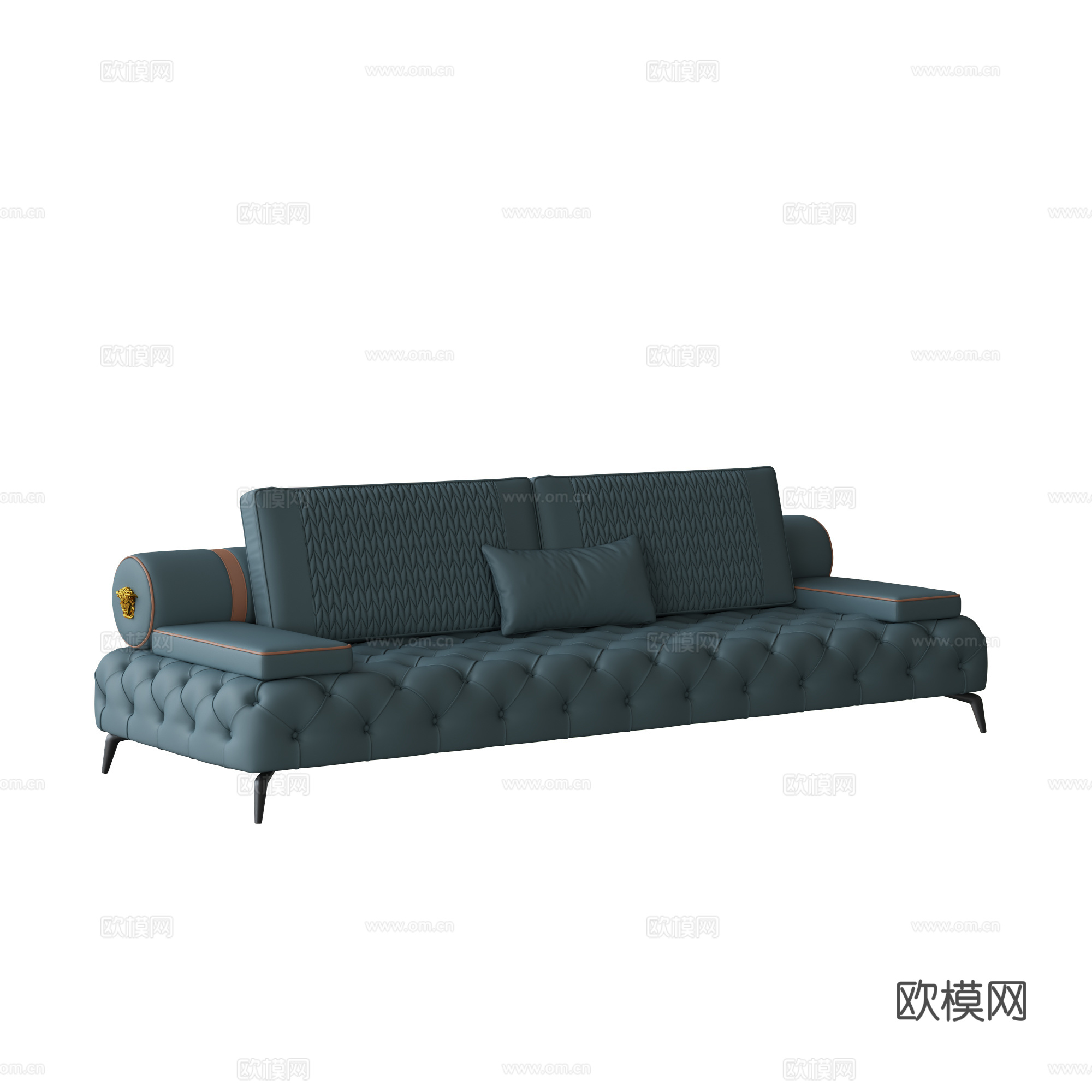 拉扣沙发3d模型