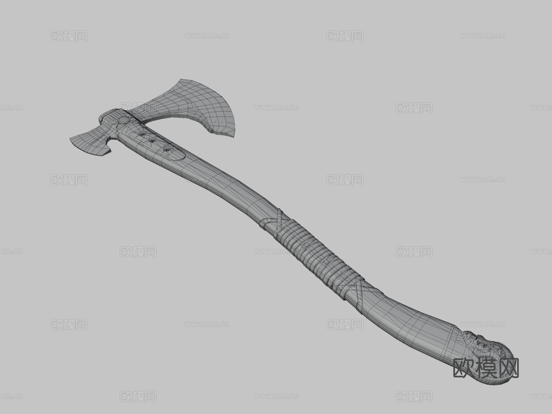 利维坦之斧_战神3d模型