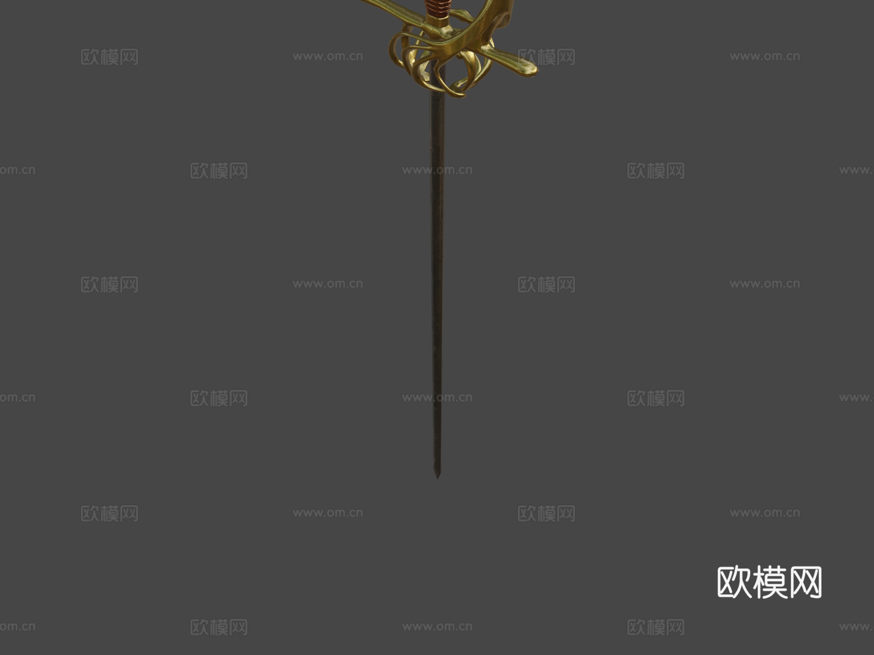 刺剑3d模型