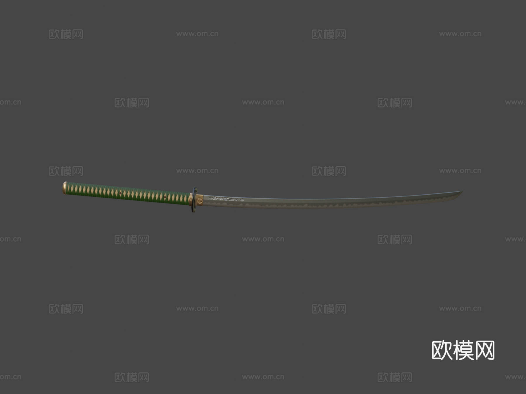 龙武士刀3d模型