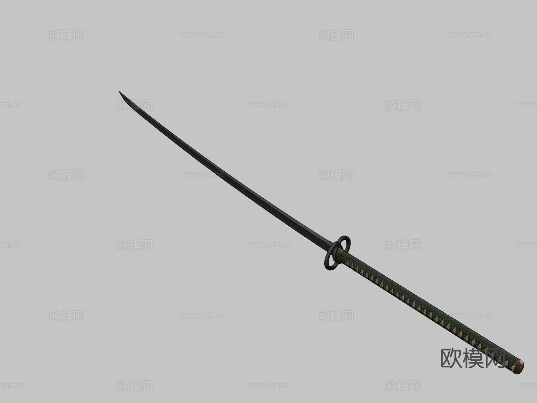 龙武士刀su模型