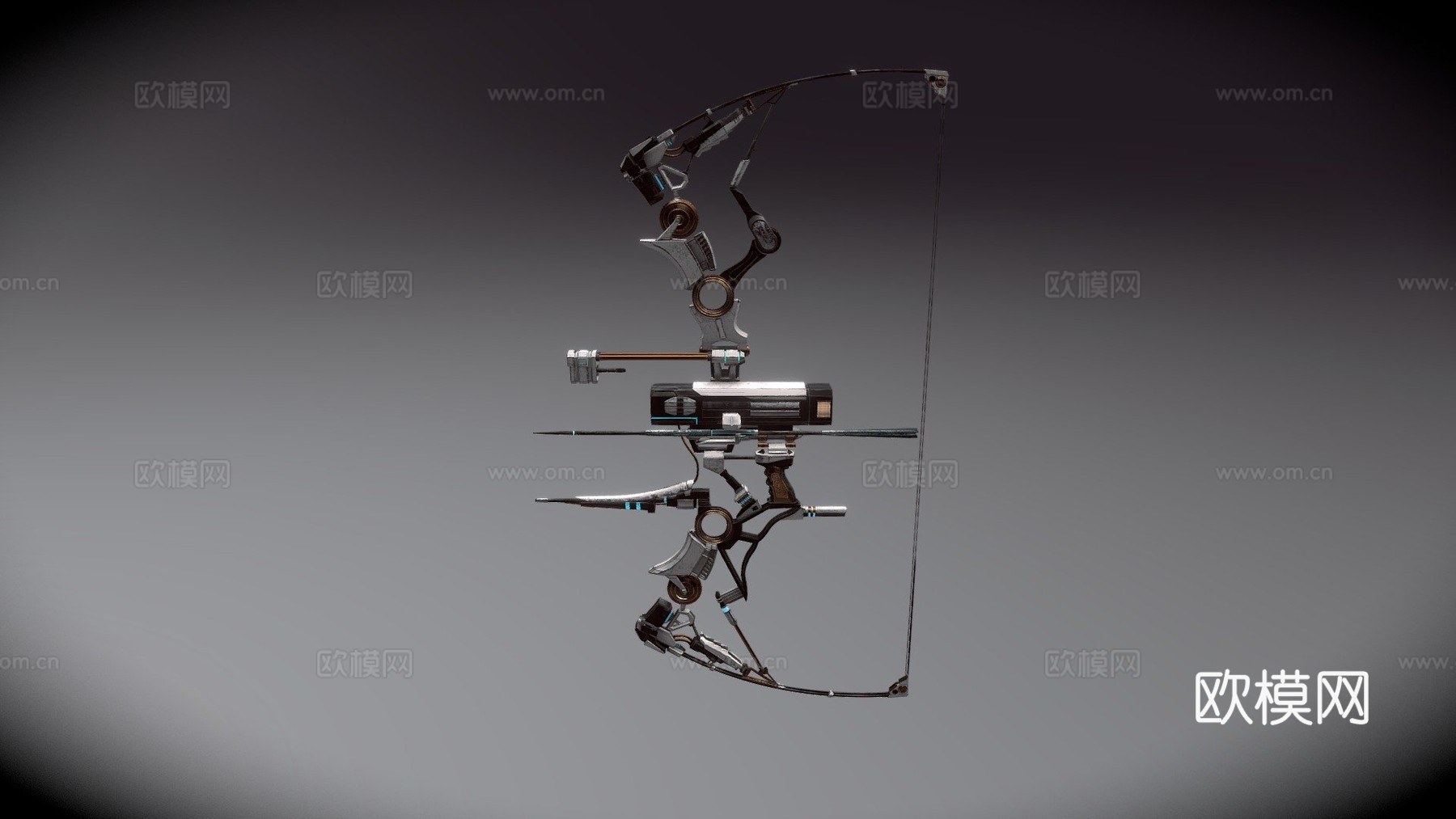科幻弓3d模型
