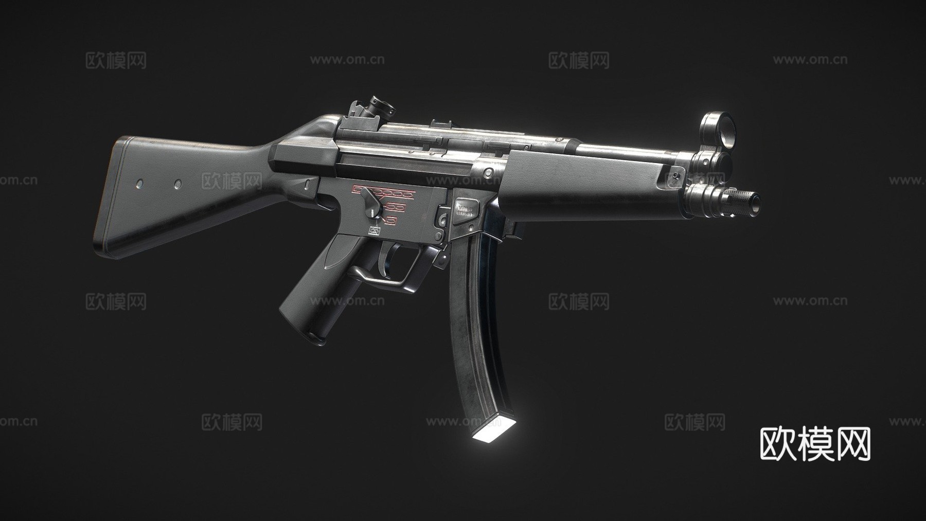 H&amp;K MP53d模型