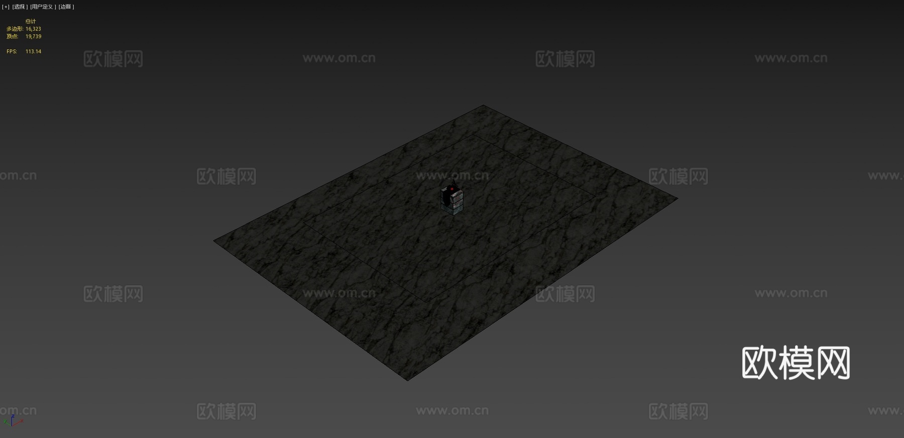 剑与血祭坛3d模型