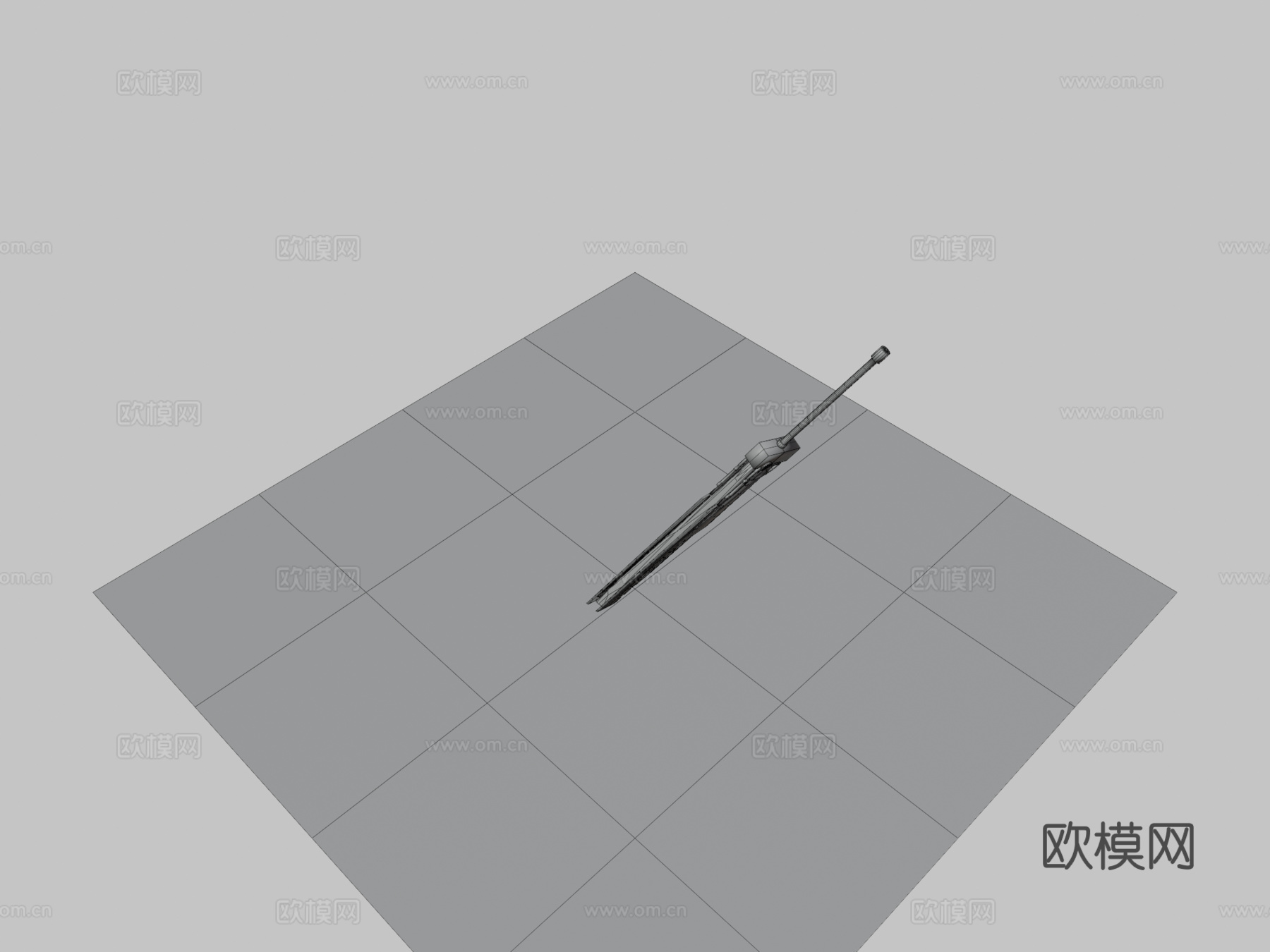 融合剑3d模型