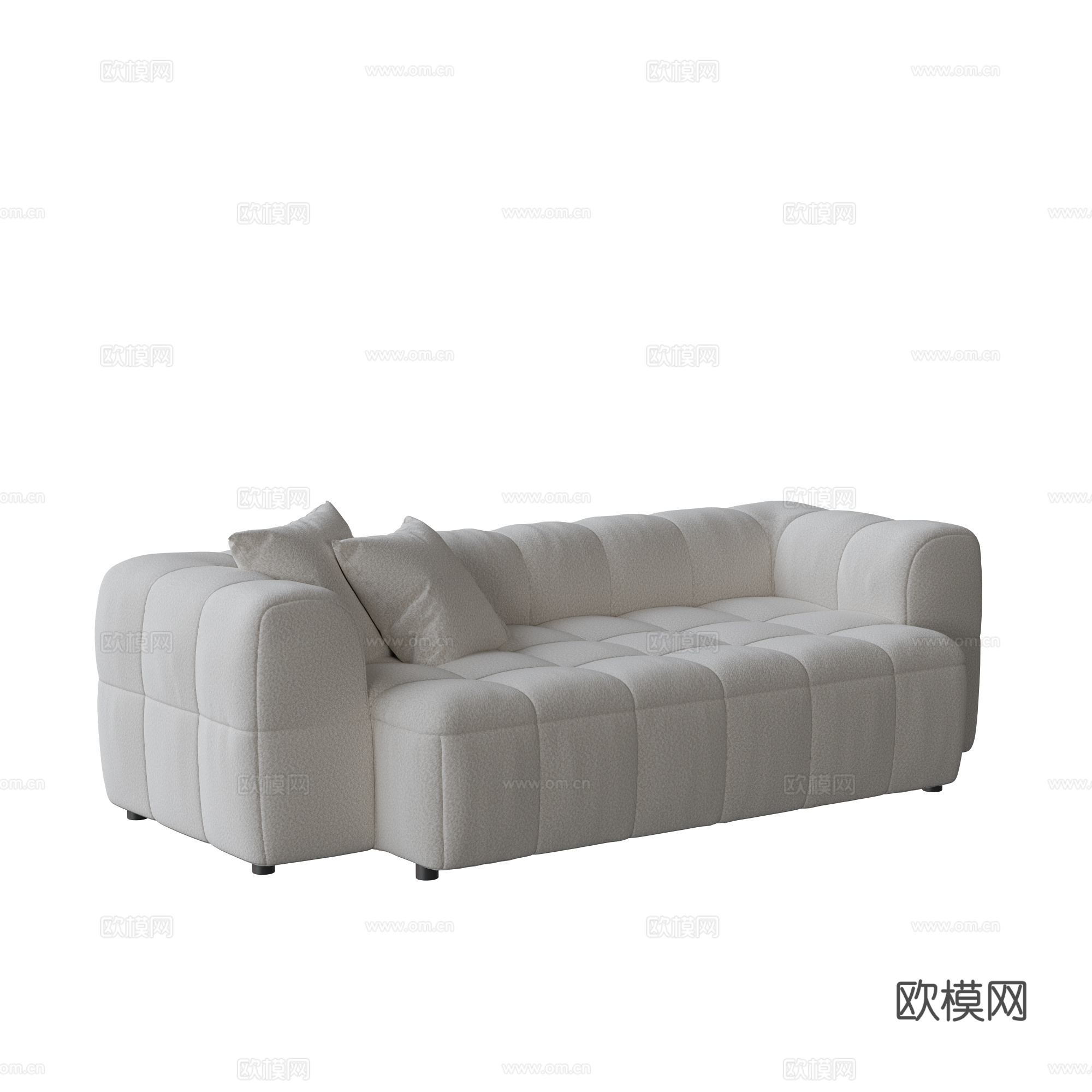 现代沙发3d模型下载