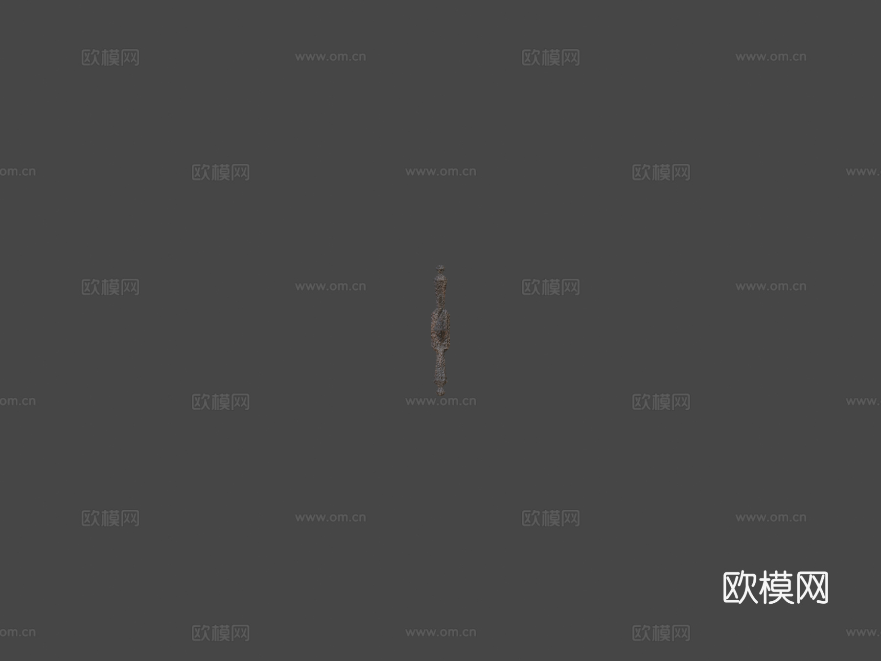 生锈的双手巨剑su模型