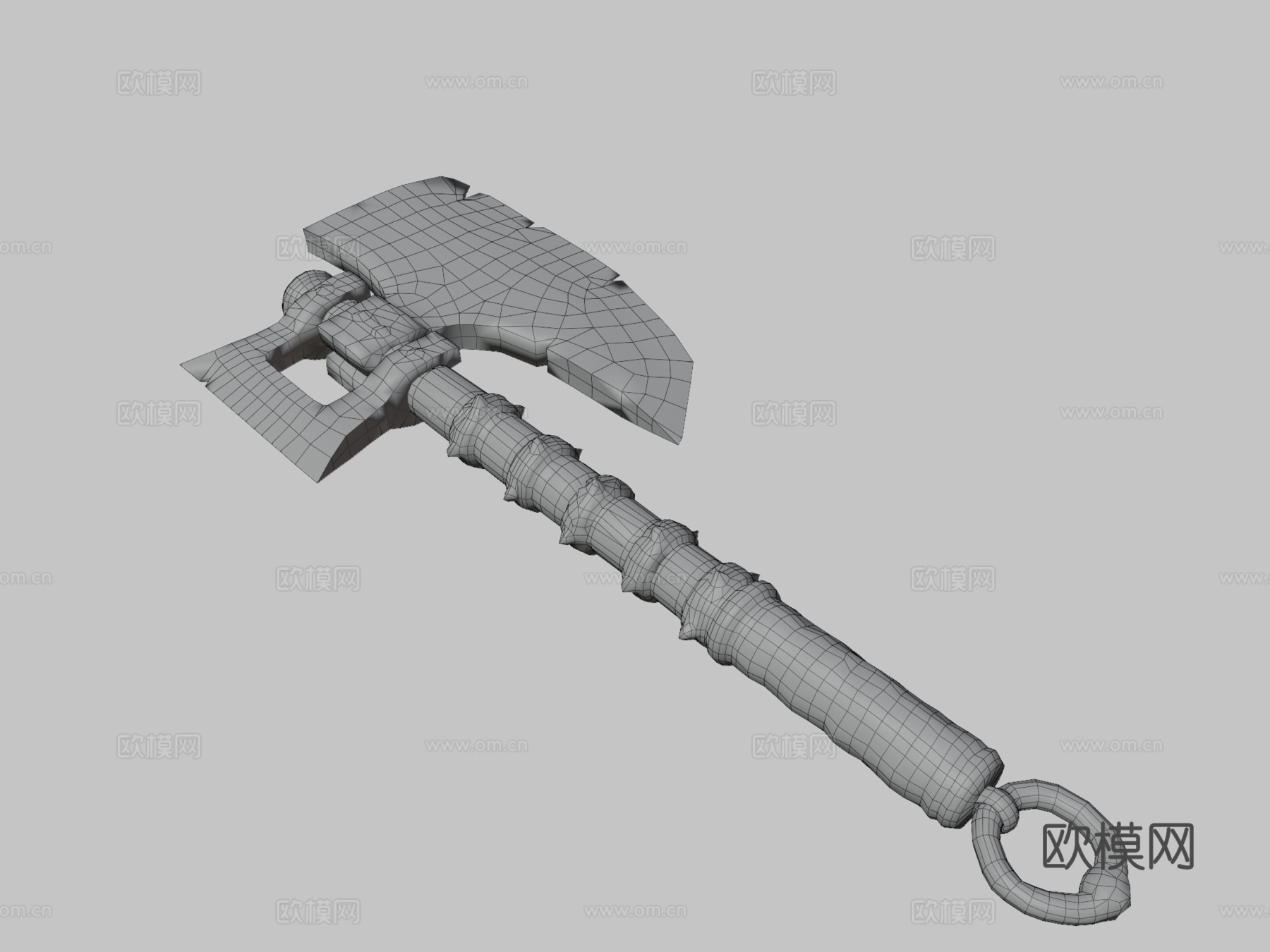斧头D-低模PBR虚幻引擎通用3d模型