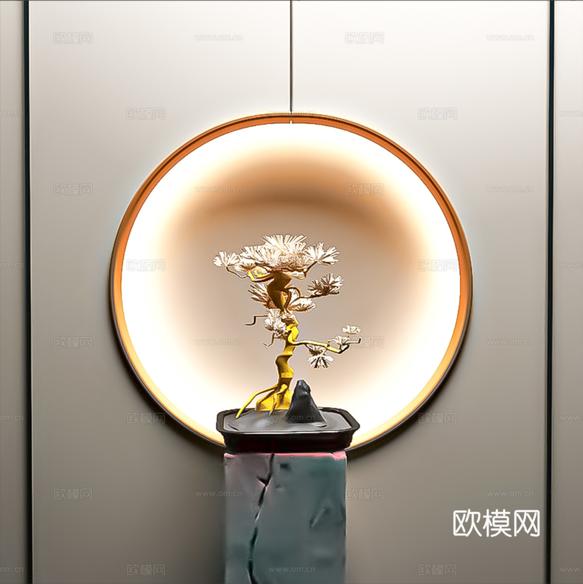 盆景盆栽3d模型