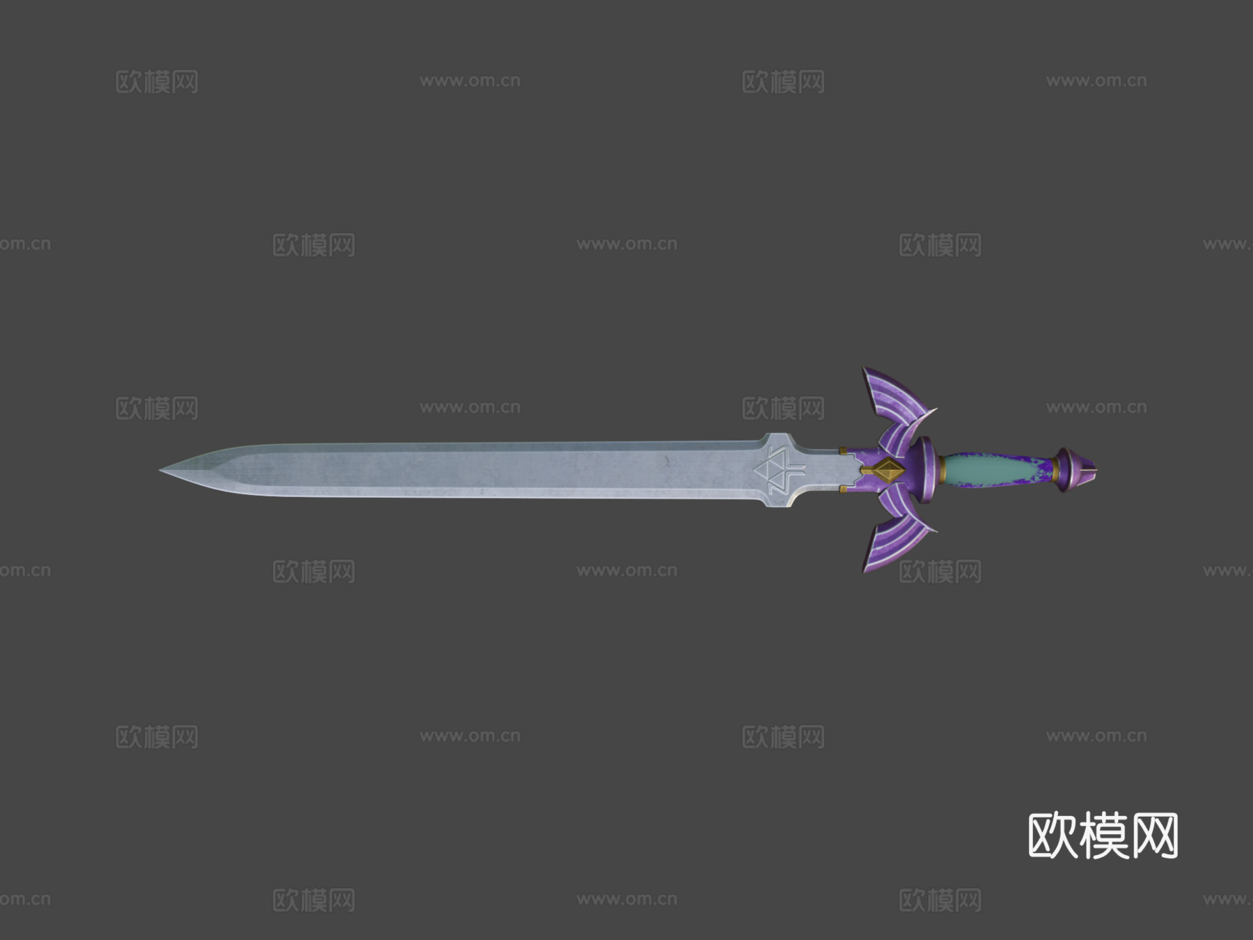 塞尔达传说大师剑3d模型