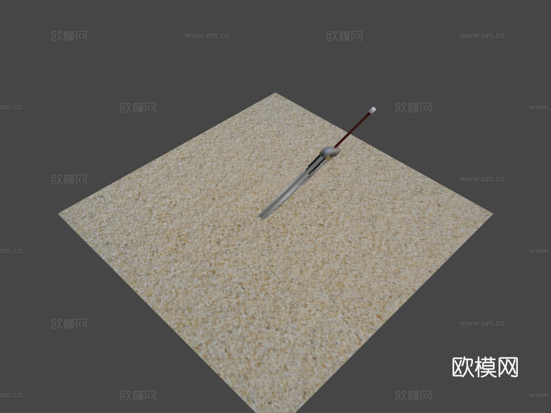 融合剑3d模型