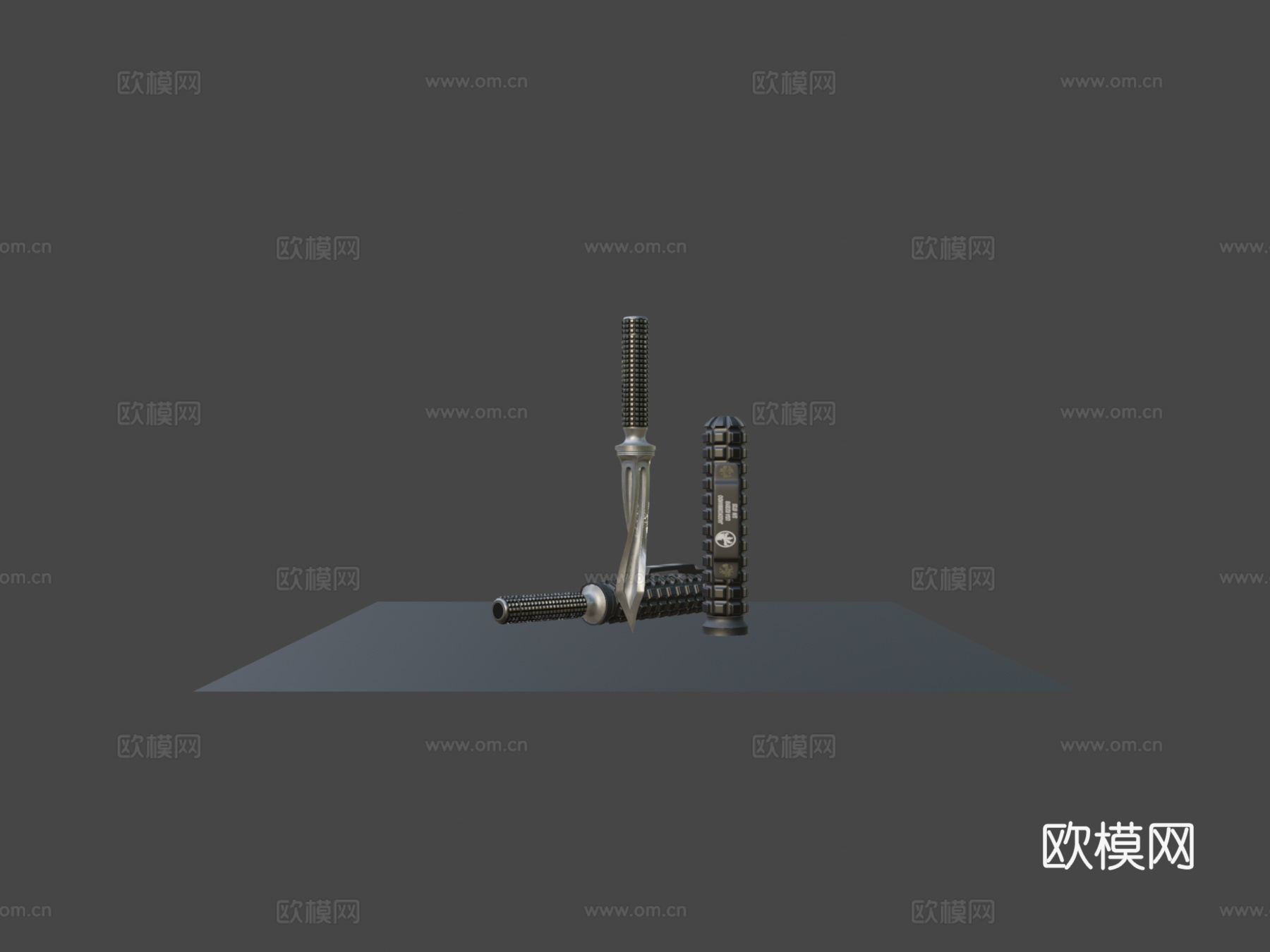 微技术猎杀三刃匕首su模型