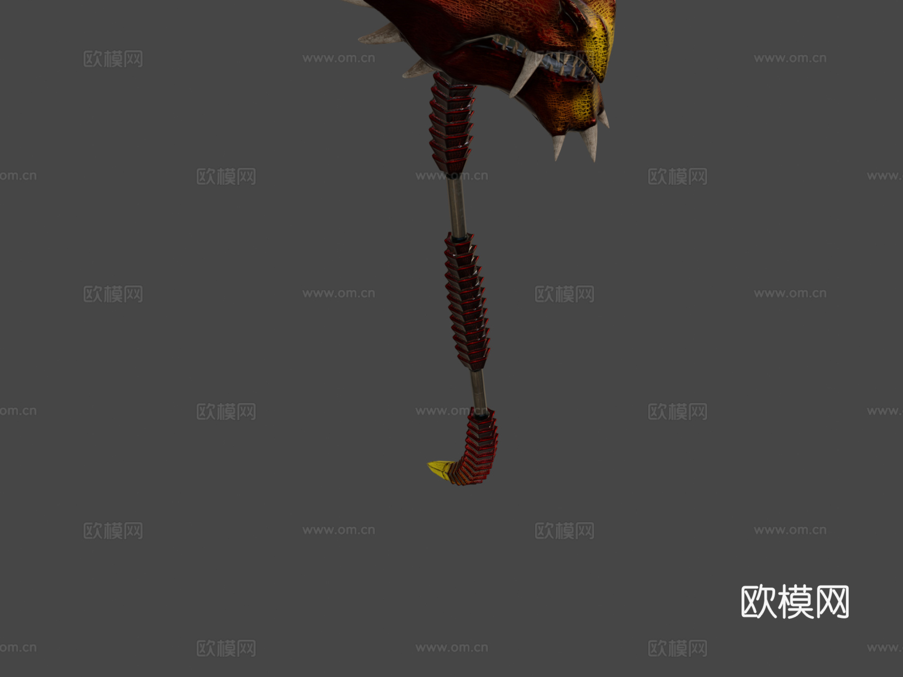 龙锤3d模型