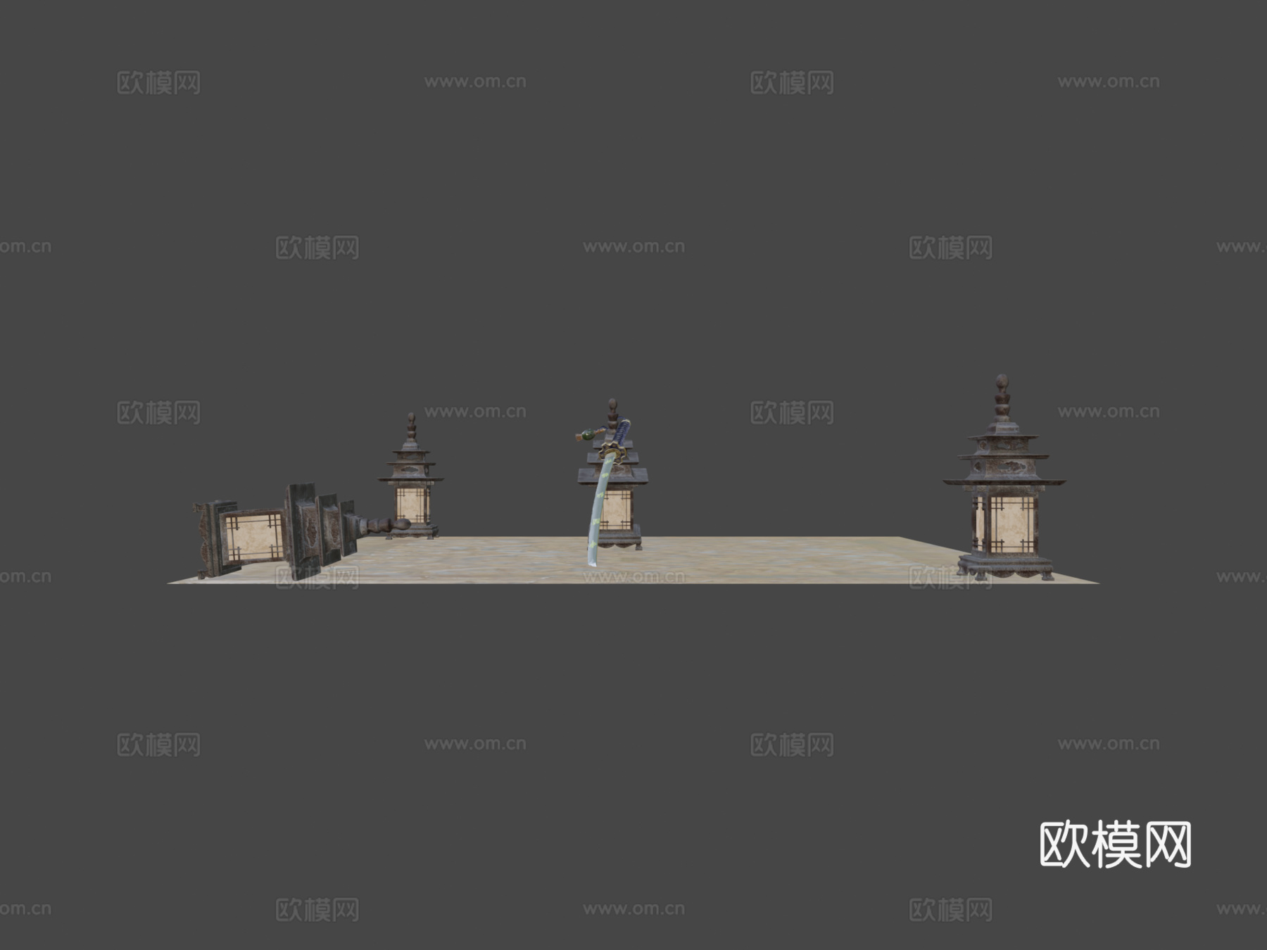失落的承诺3d模型