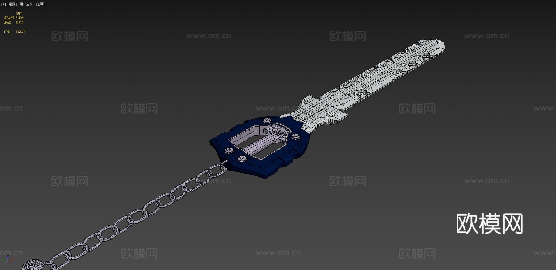 王国之心3-利库钥刃3d模型