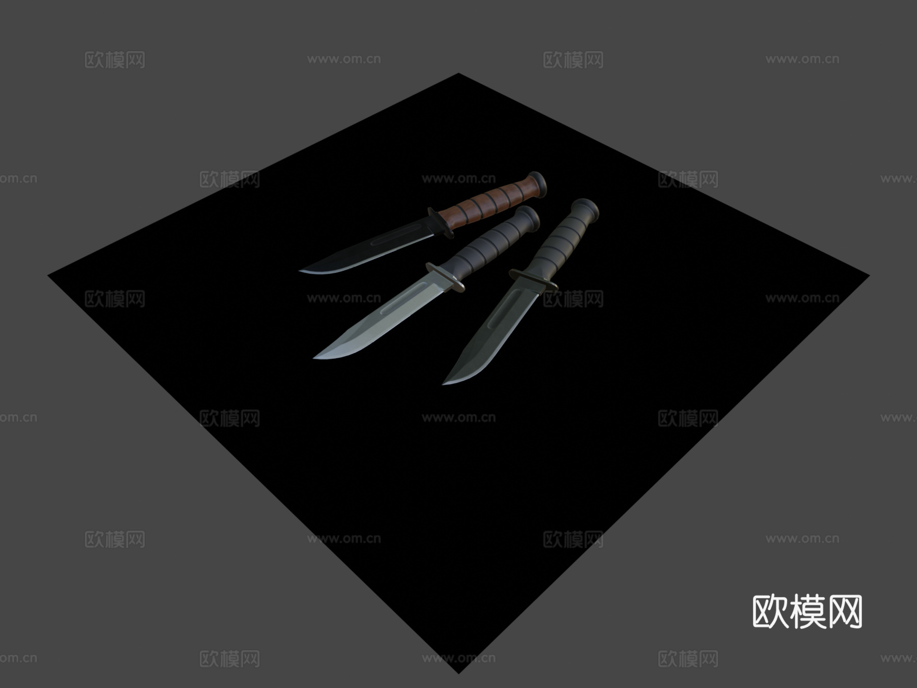 战斗刀3d模型