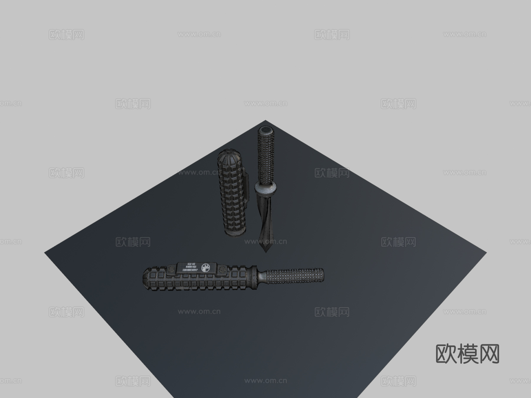 微技术猎杀三刃匕首su模型