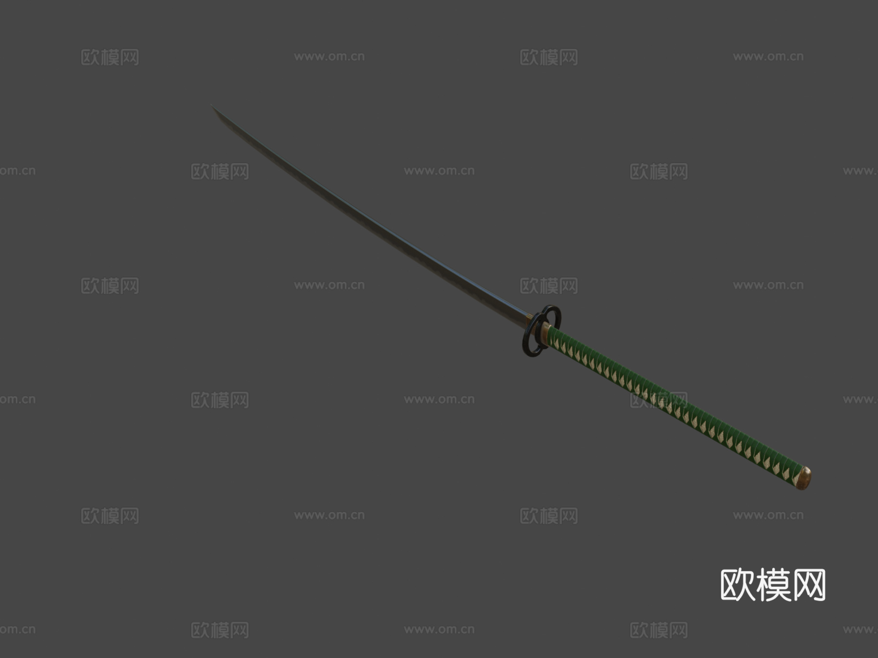 龙武士刀3d模型