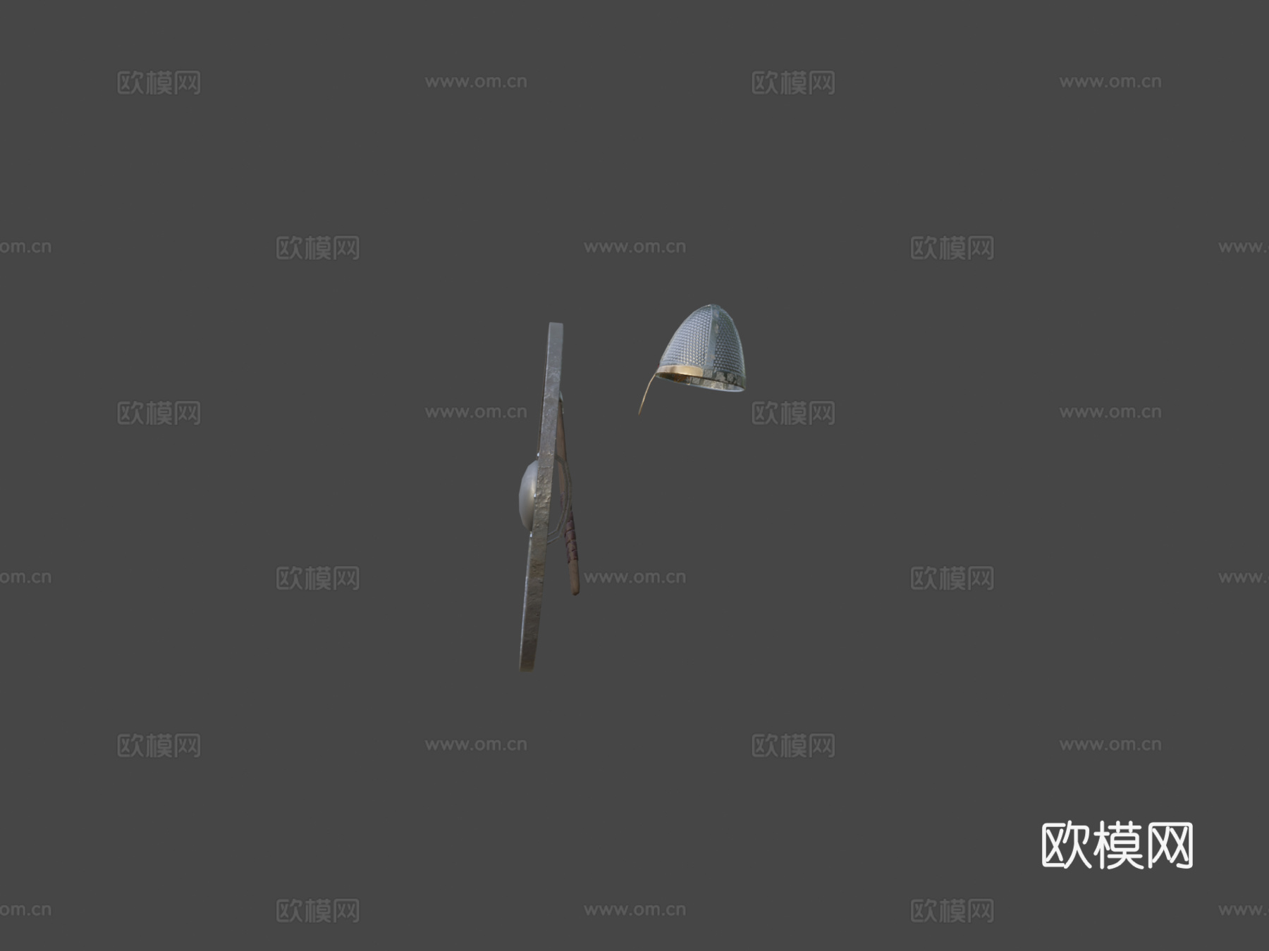 维京武器3d模型
