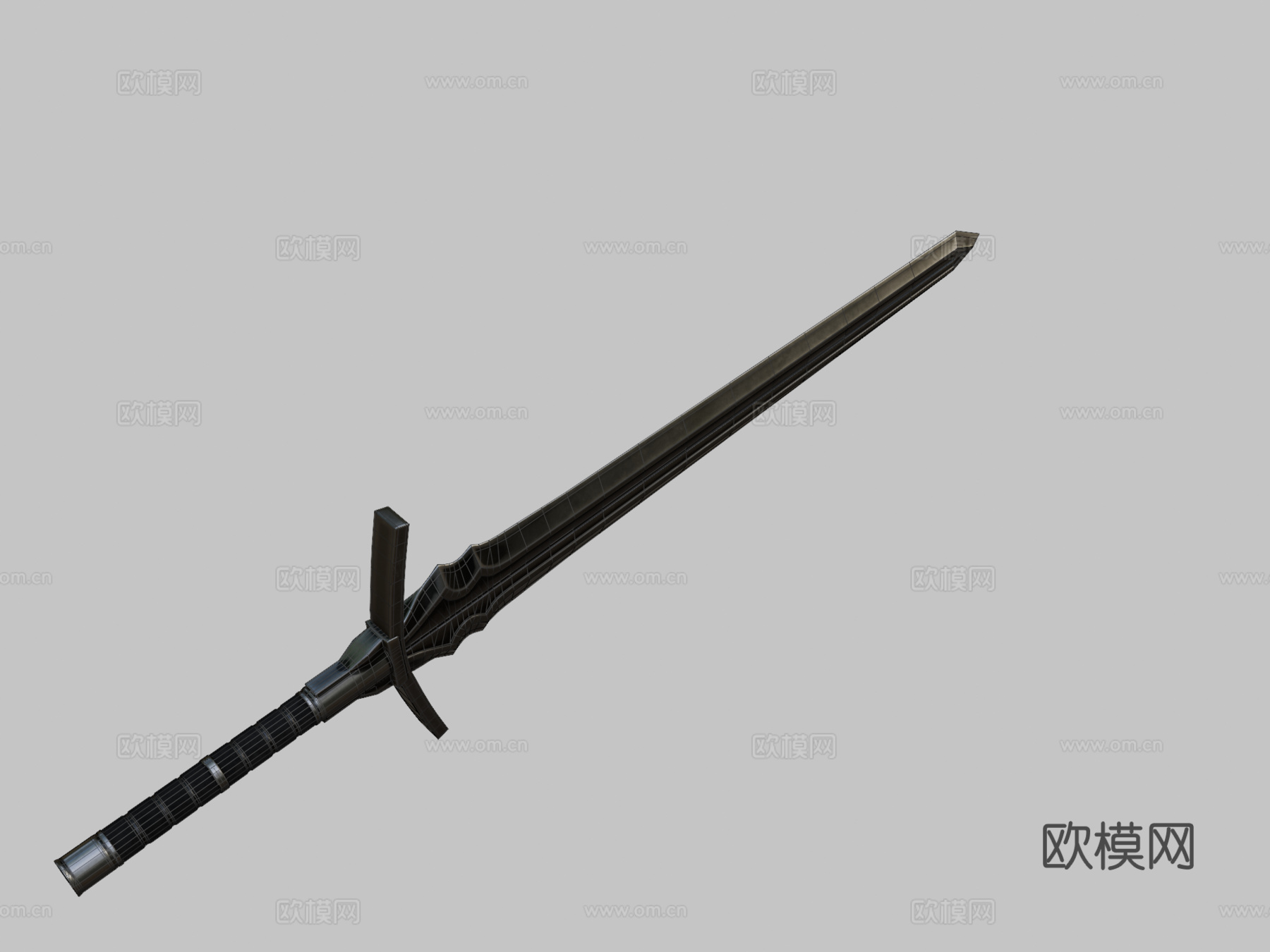 黑钢巨剑3d模型