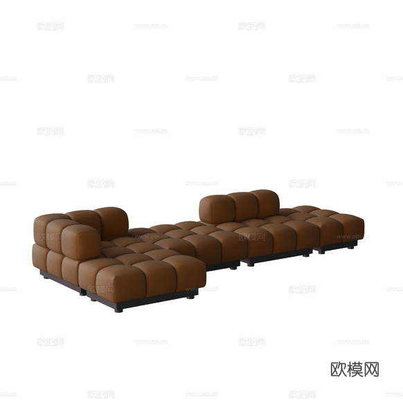 现代沙发3d模型下载