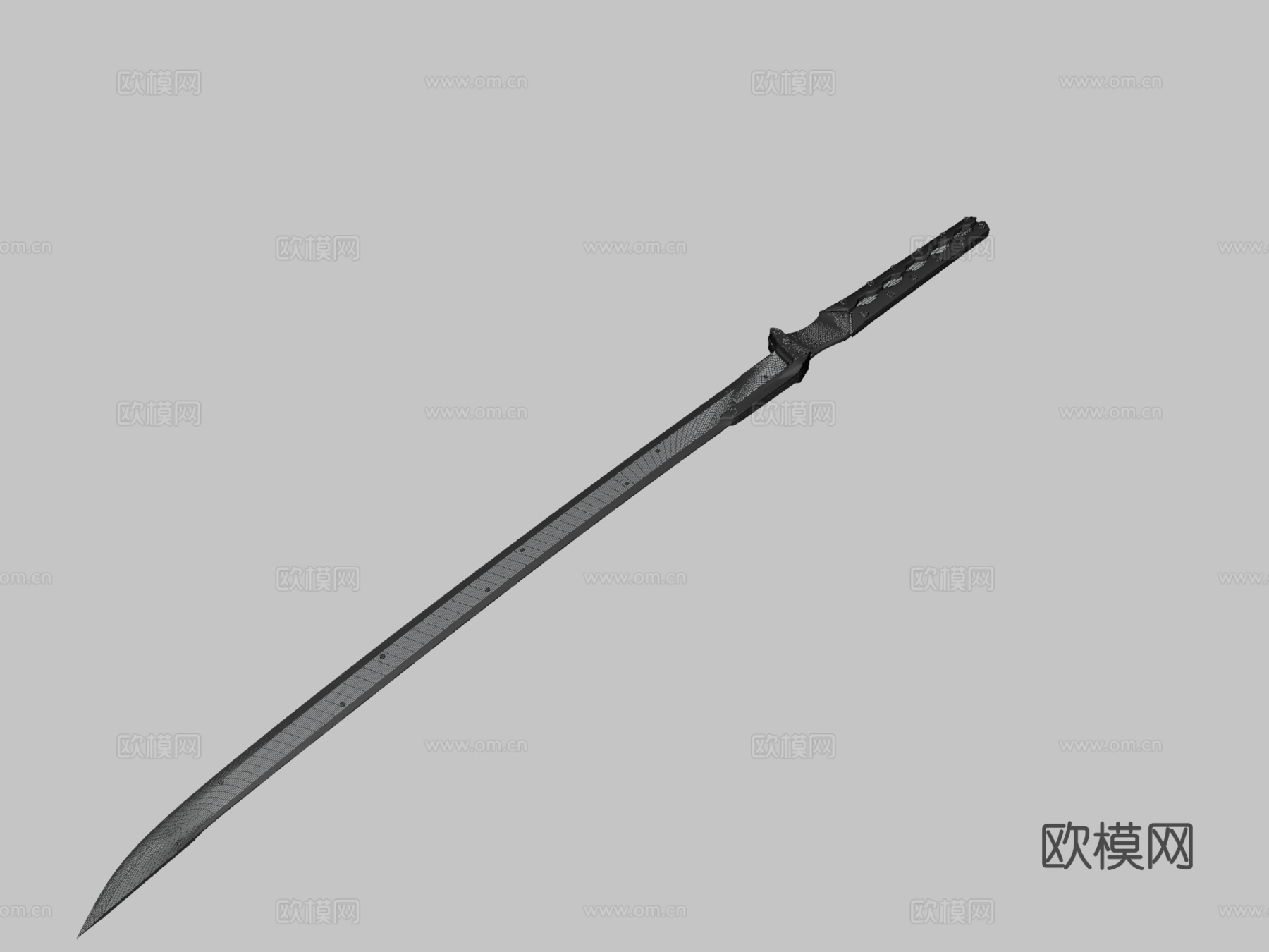 高频刀3d模型