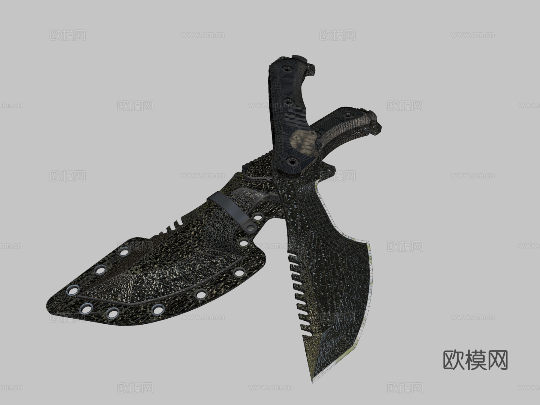 Brimob追踪刀3d模型