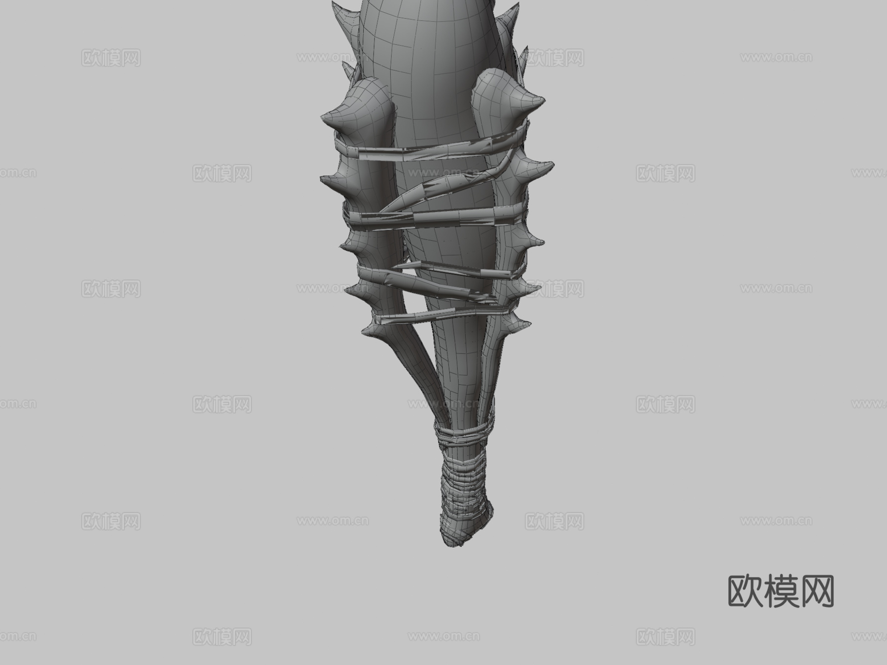 超越天际-晨风-几丁质钉头锤3d模型