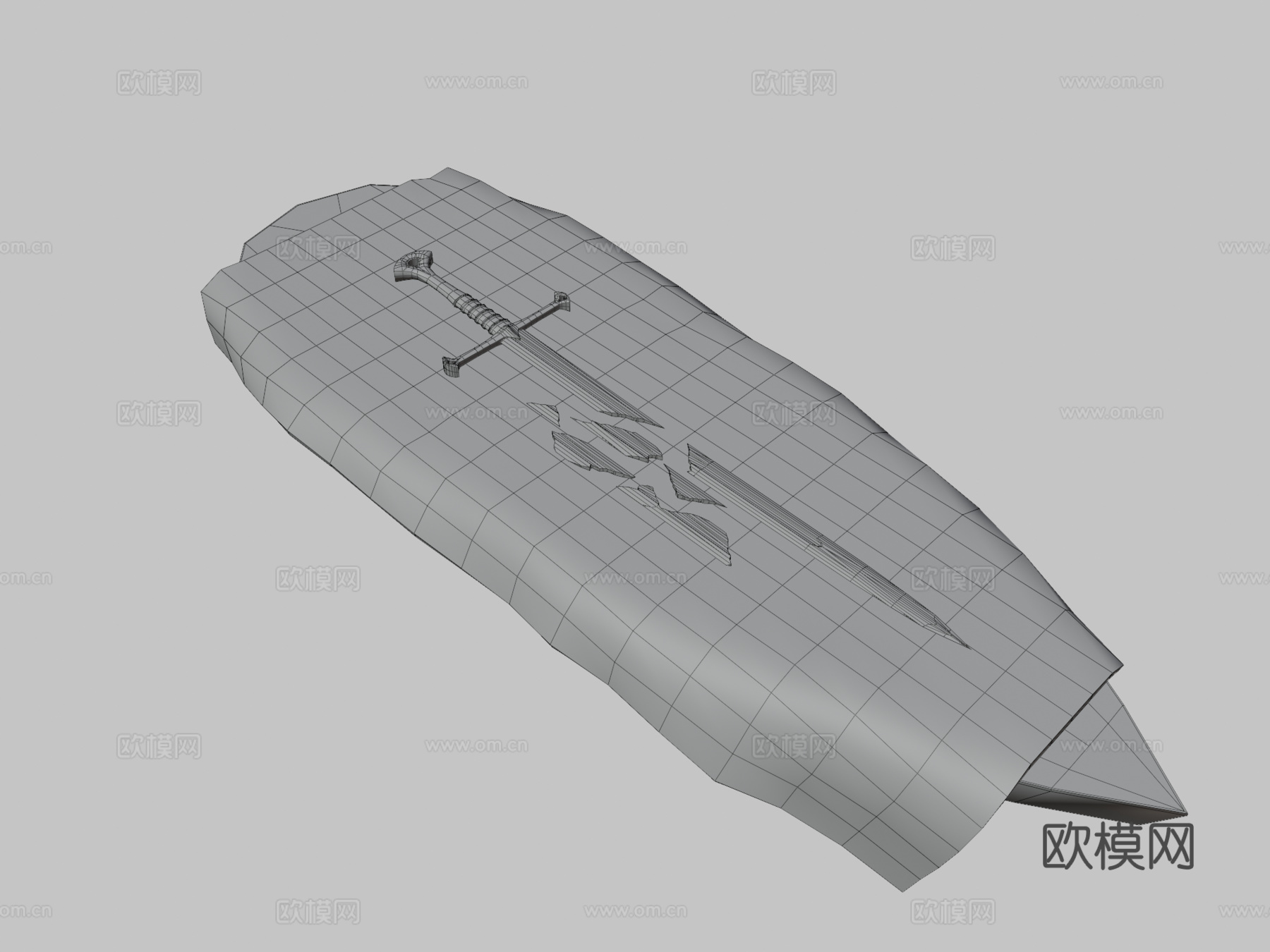 纳西尔圣剑3d模型