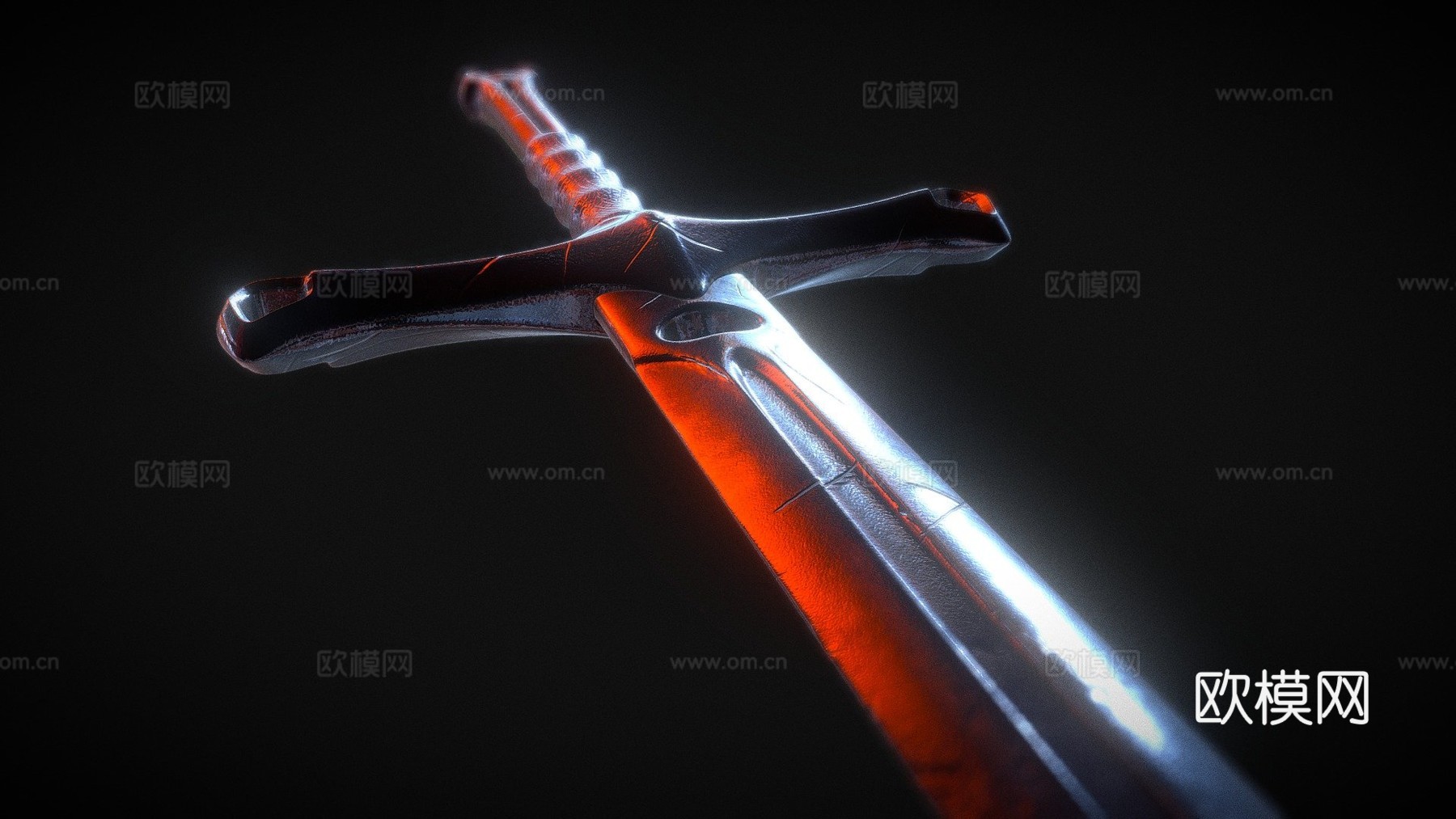 黑剑3d模型