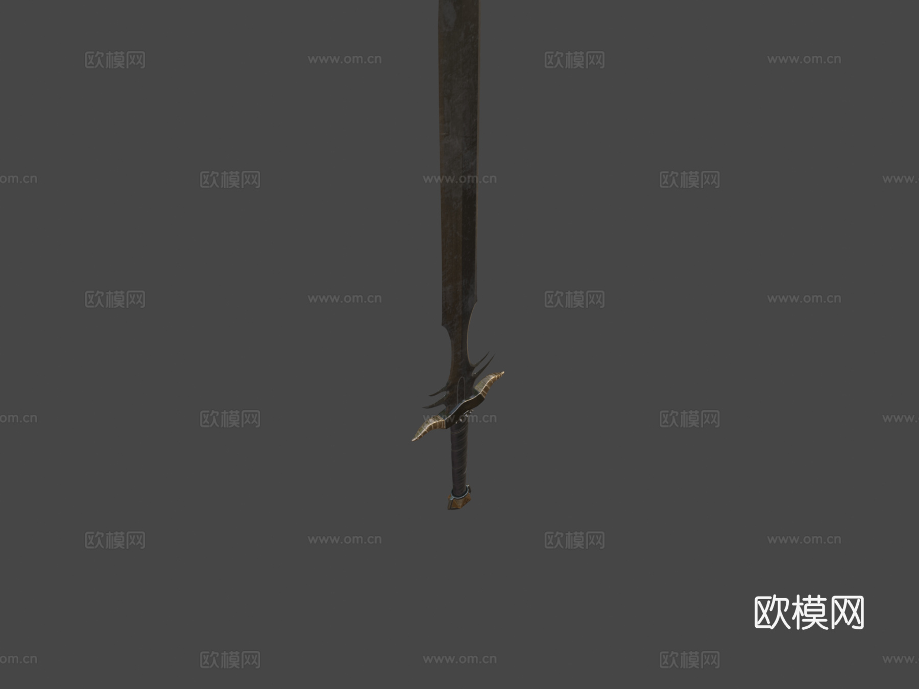 恶魔之刃-单手剑3d模型