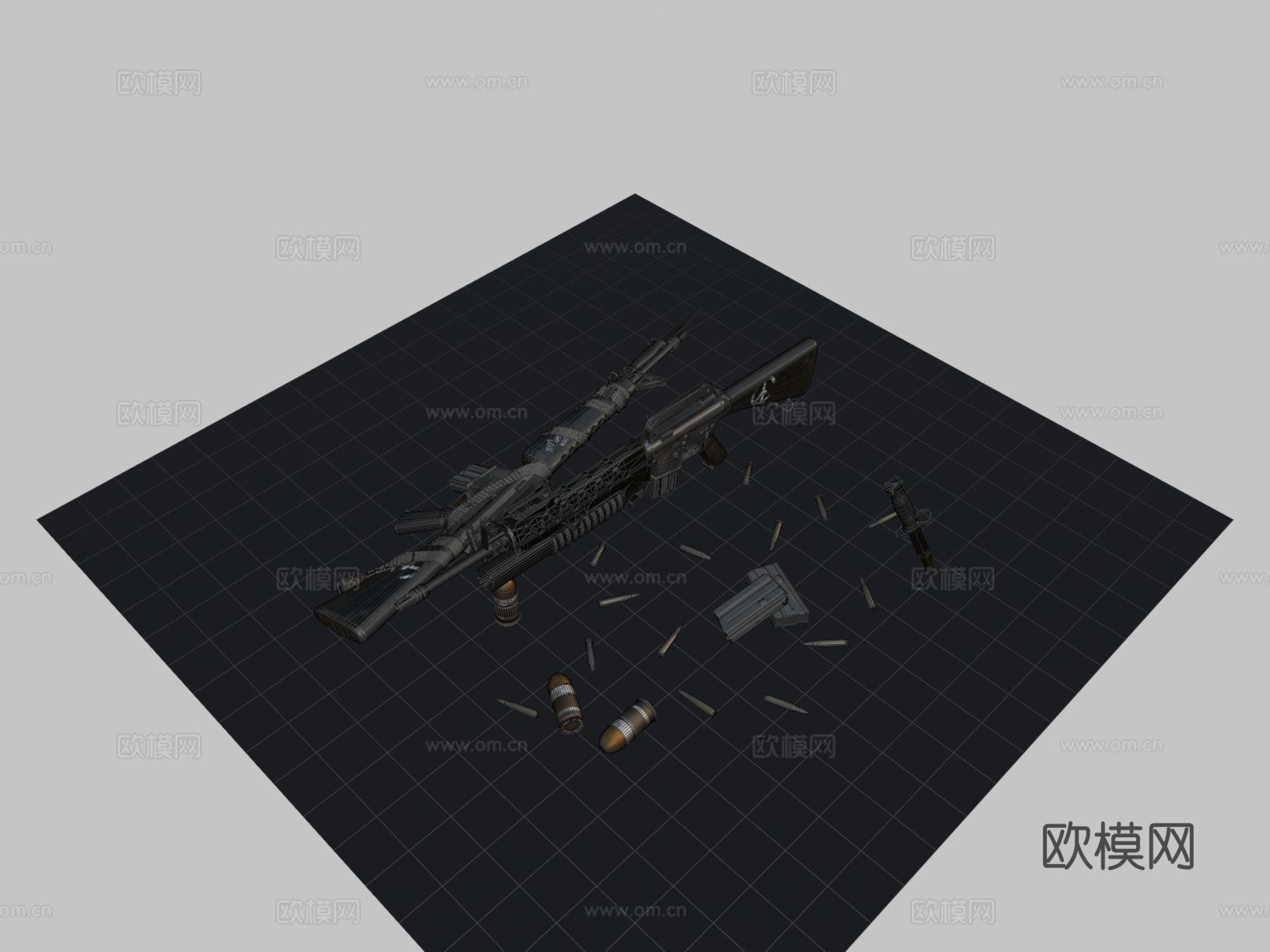 M16A1 可定制su模型su模型