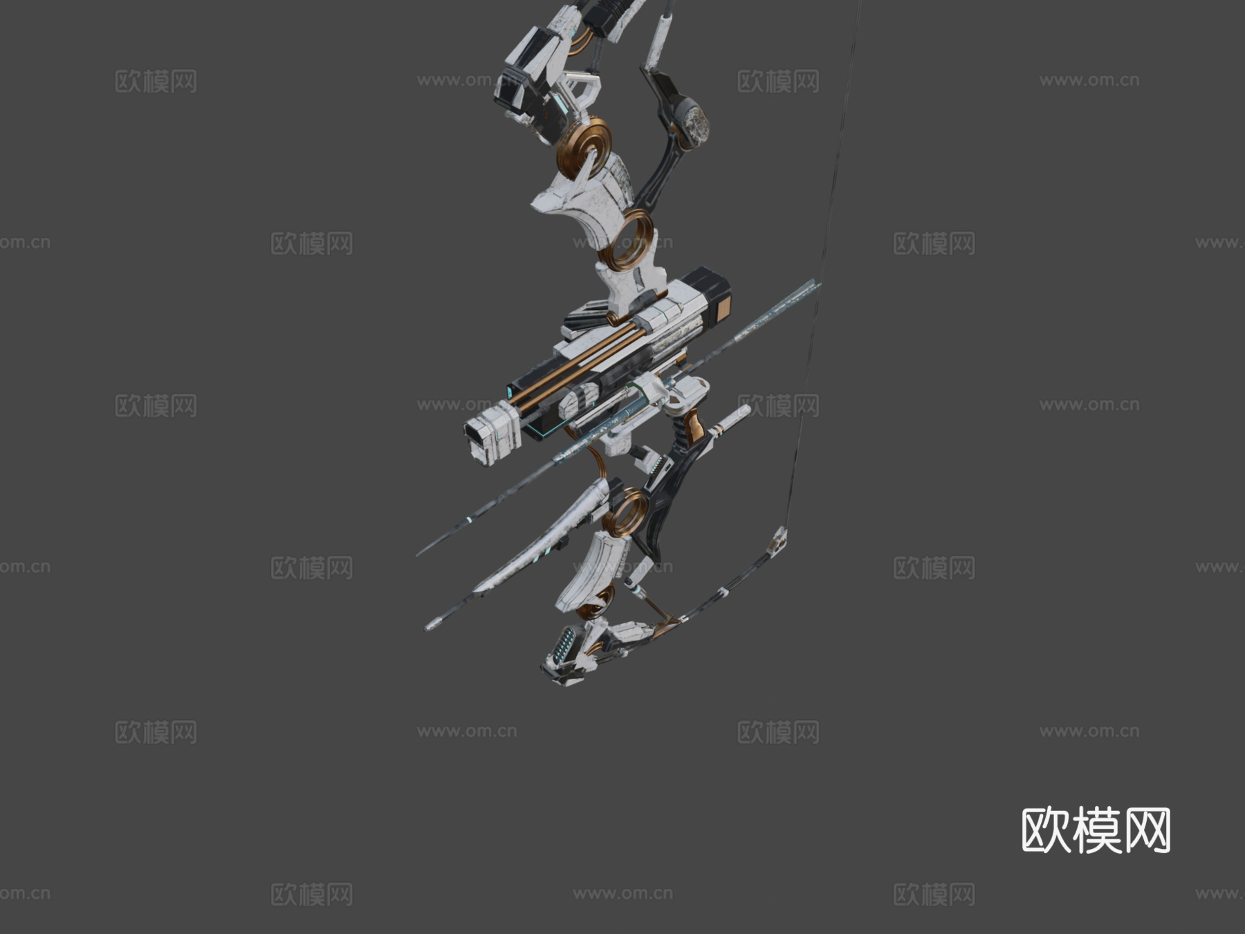 科幻弓3d模型