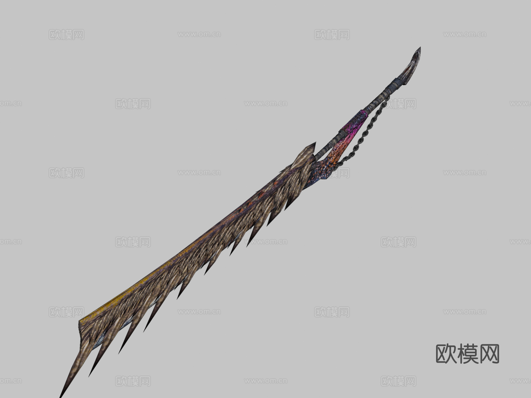 长剑3d模型