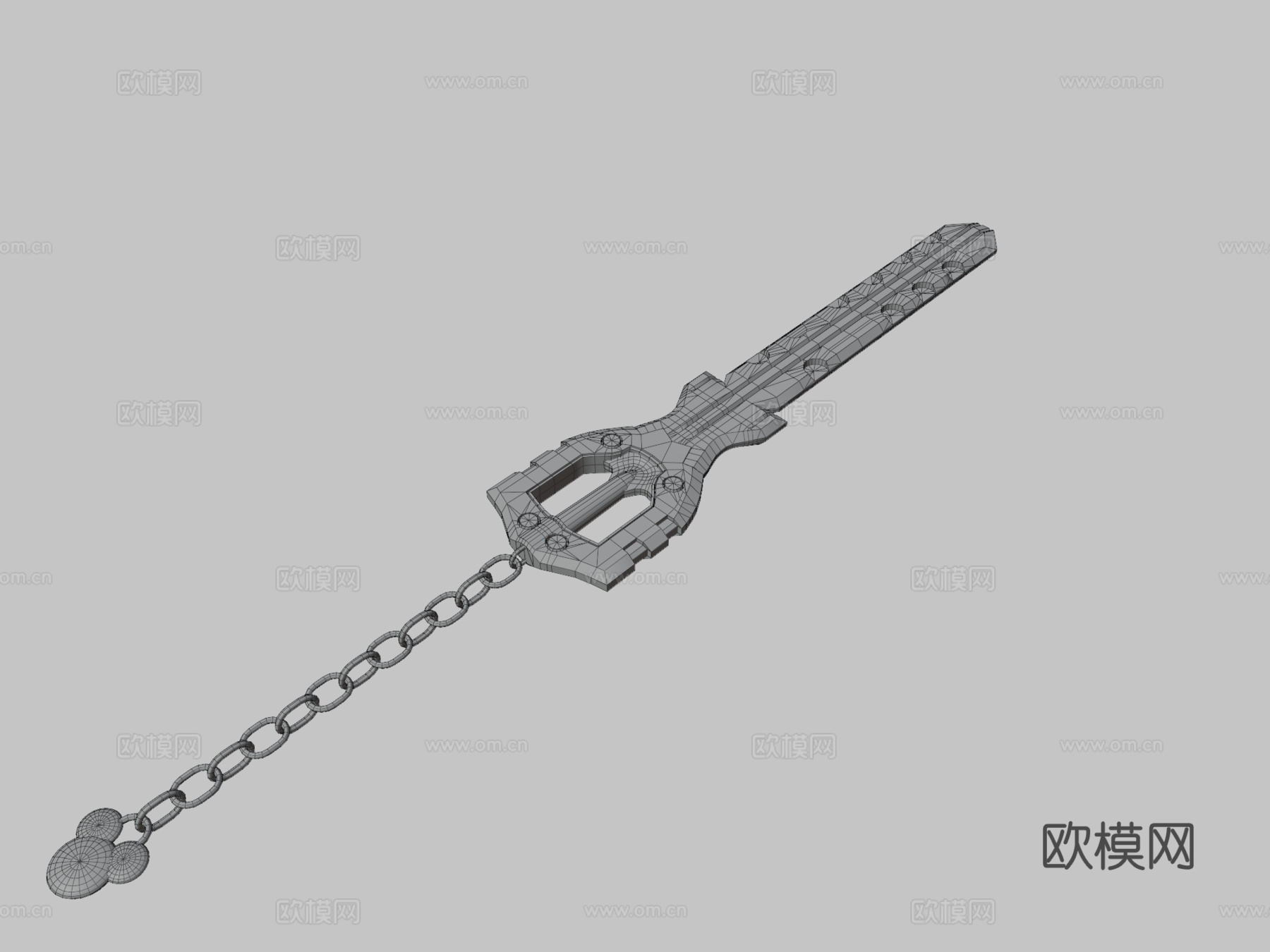 王国之心3-利库钥刃su模型