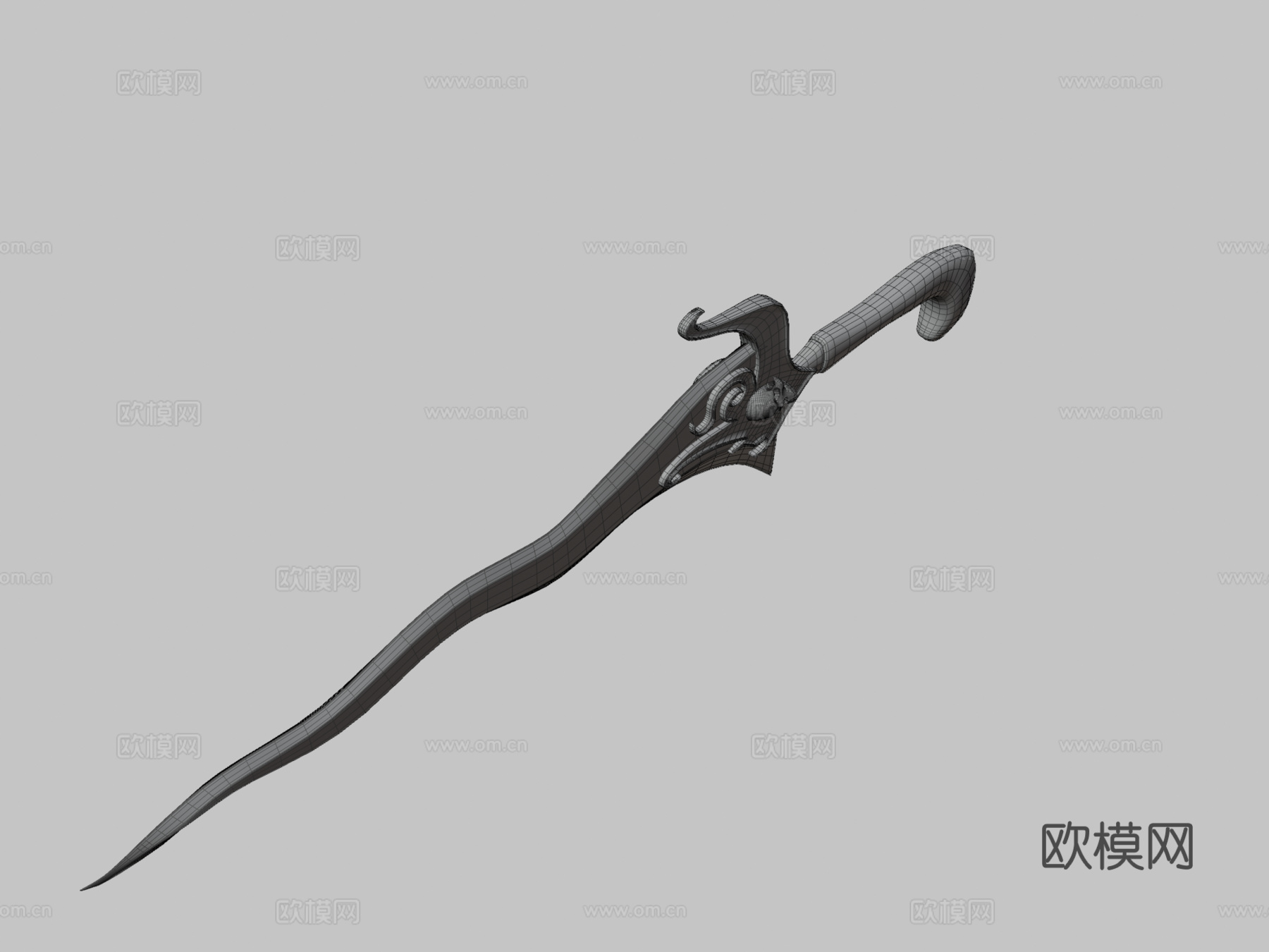 简单克力士su模型