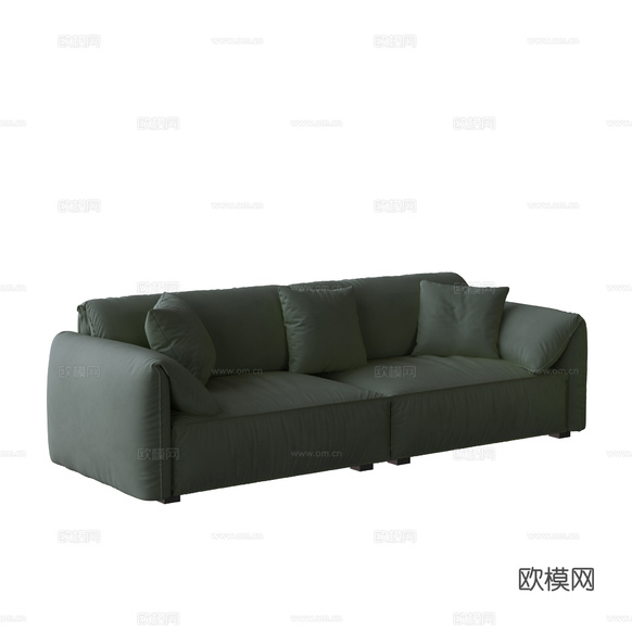 现代沙发3d模型下载