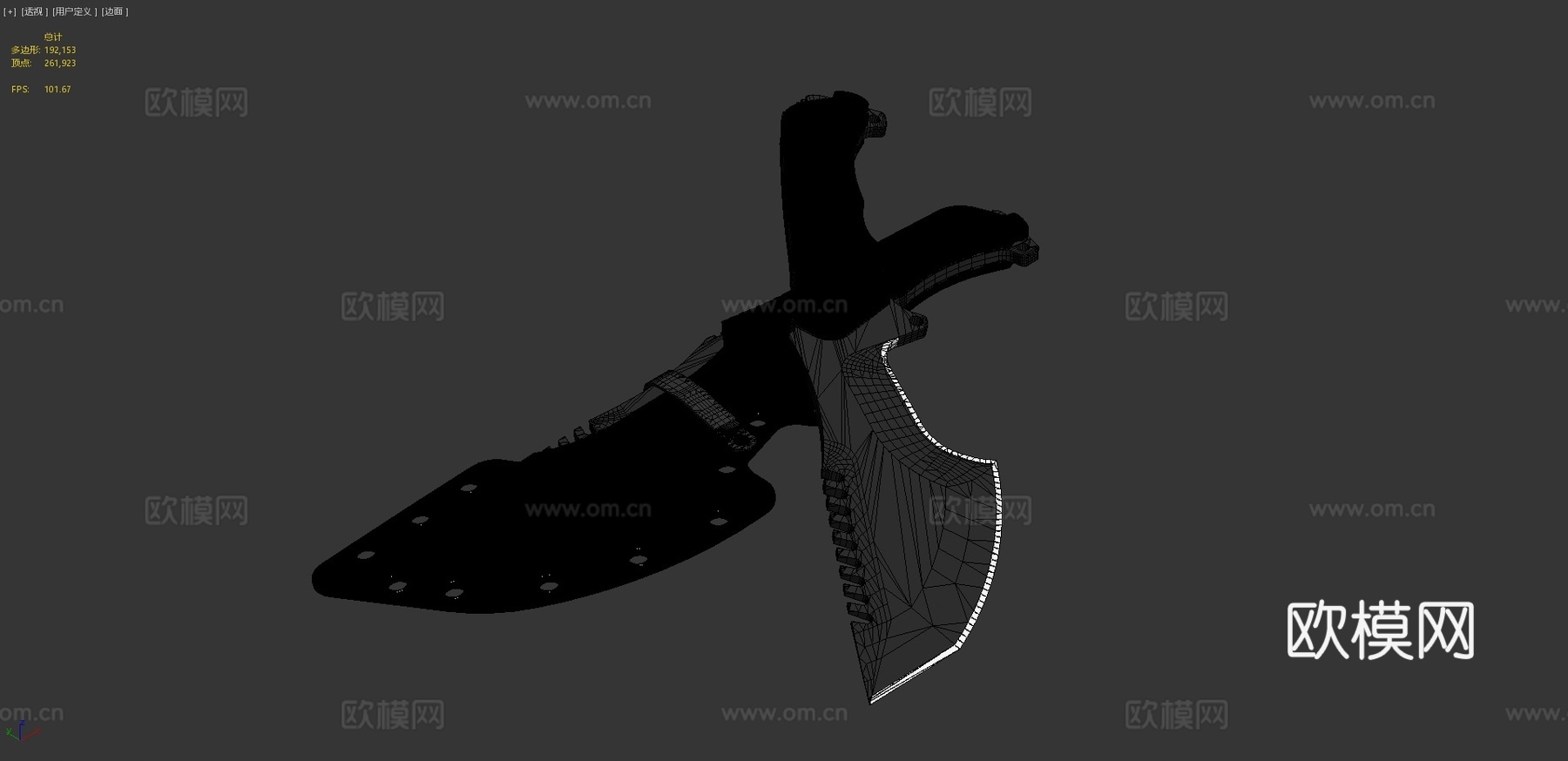 Brimob追踪刀3d模型