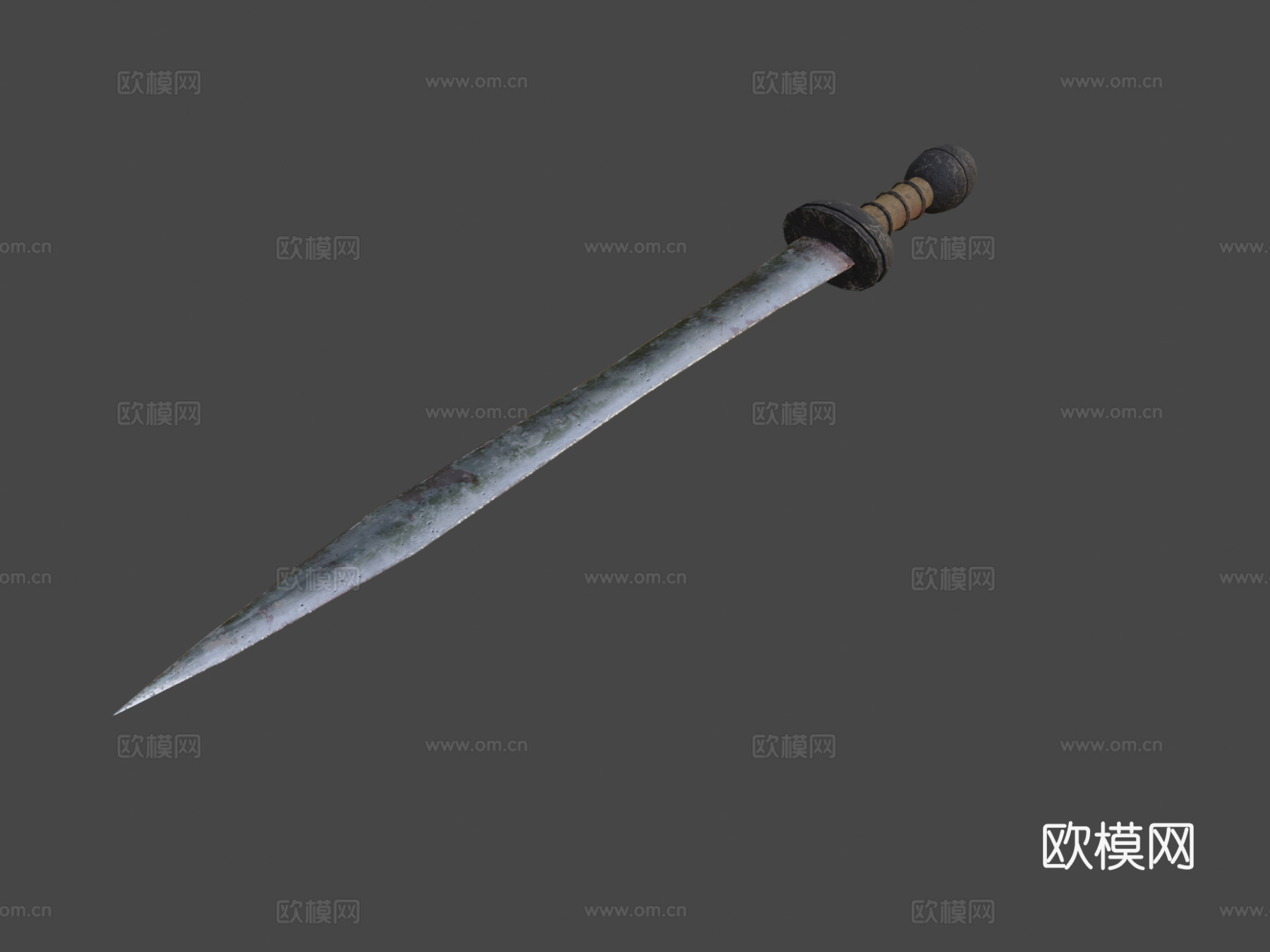 西班牙短剑su模型