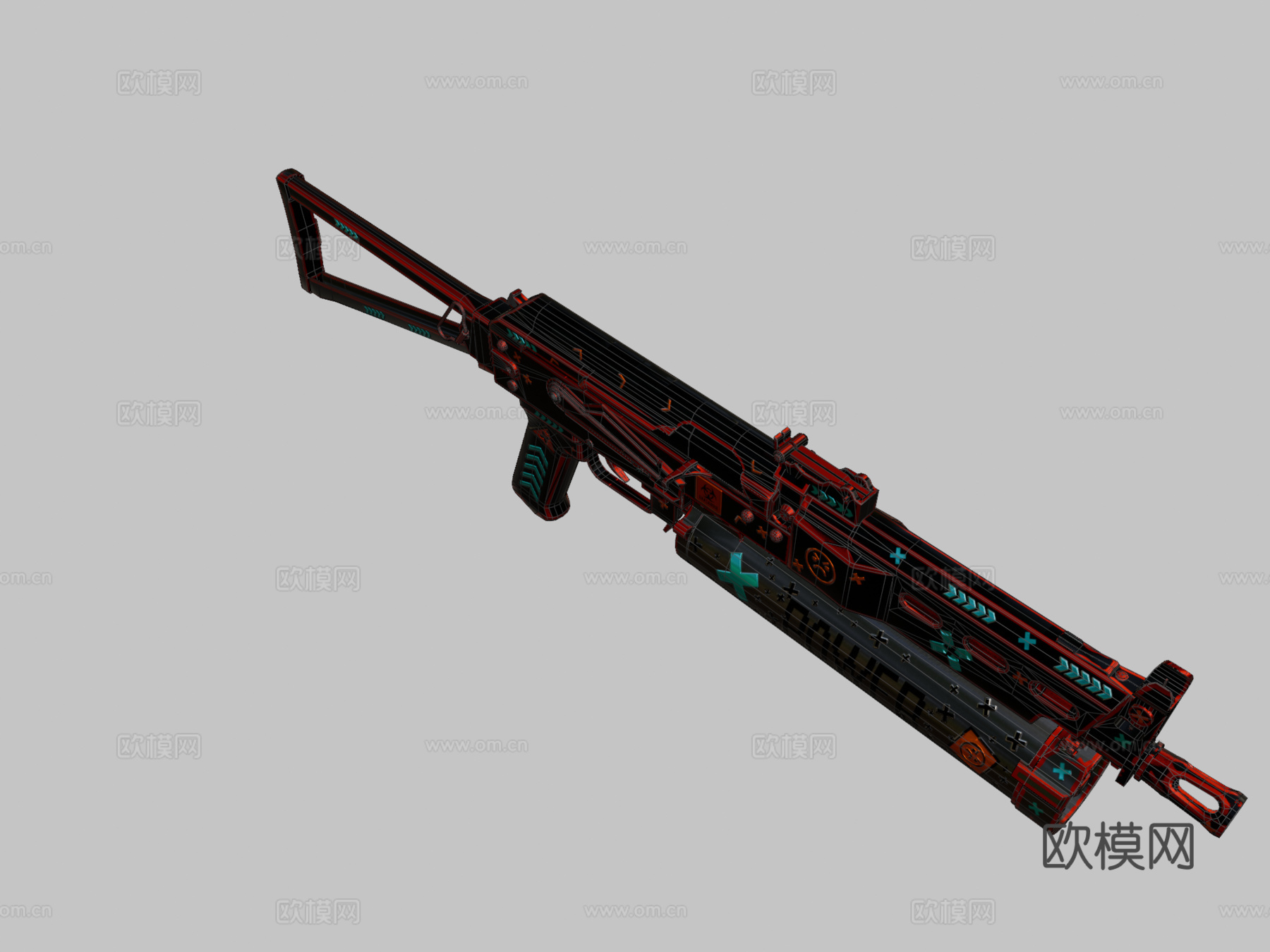 PP-19野牛冲锋枪su模型