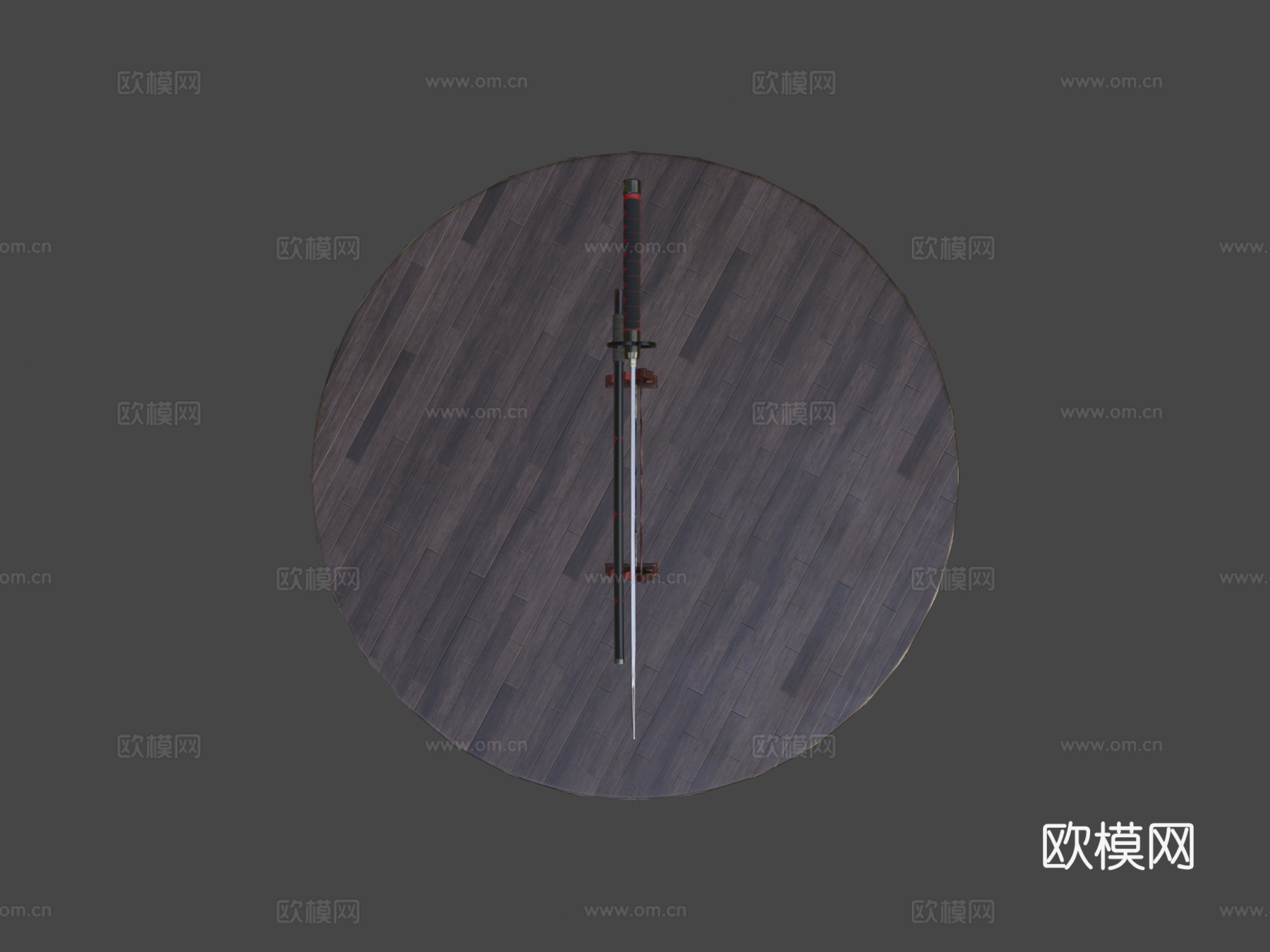武士刀3d模型