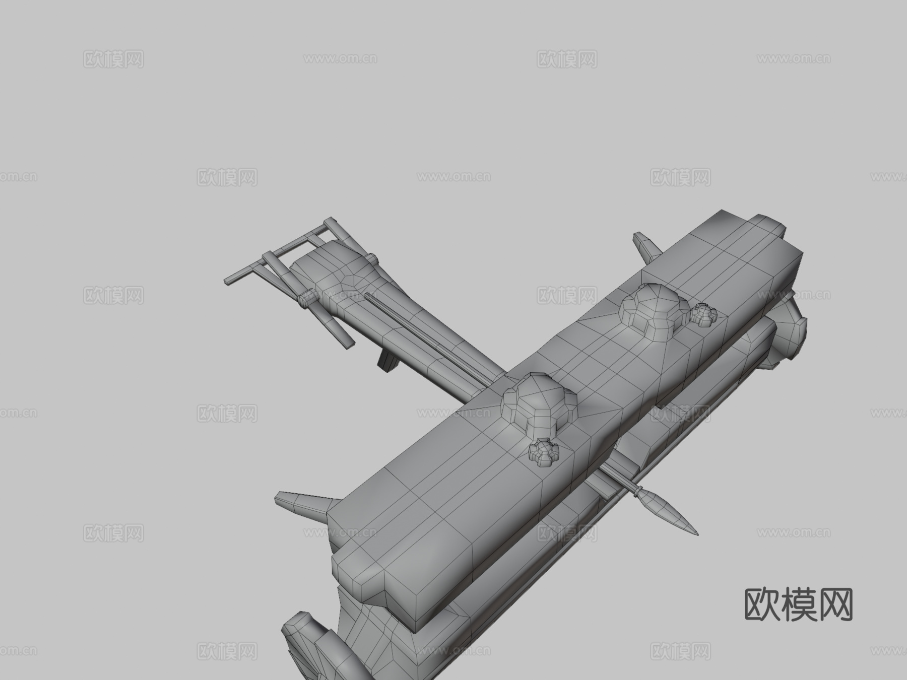 弩炮3d模型