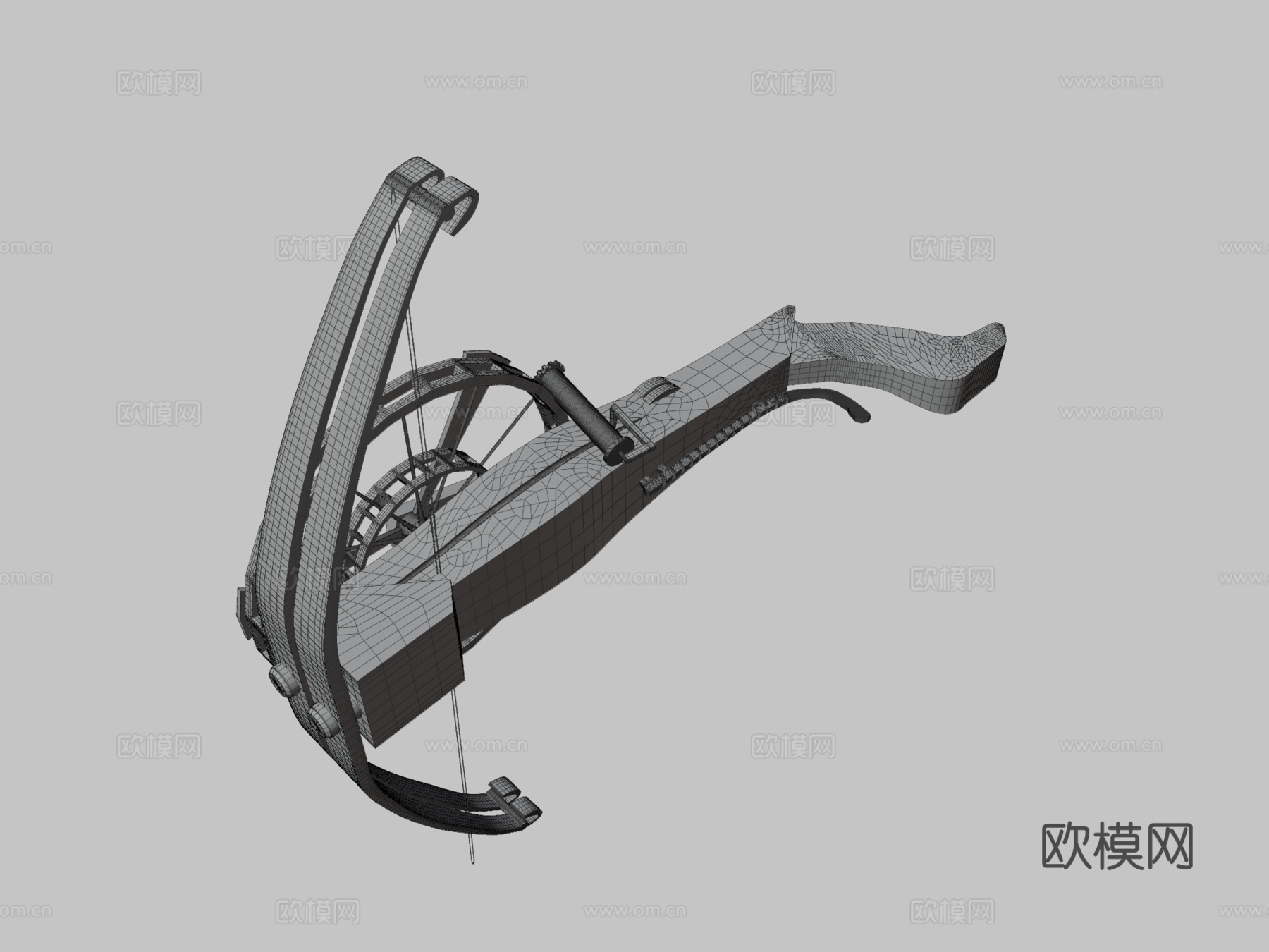 连弩3d模型