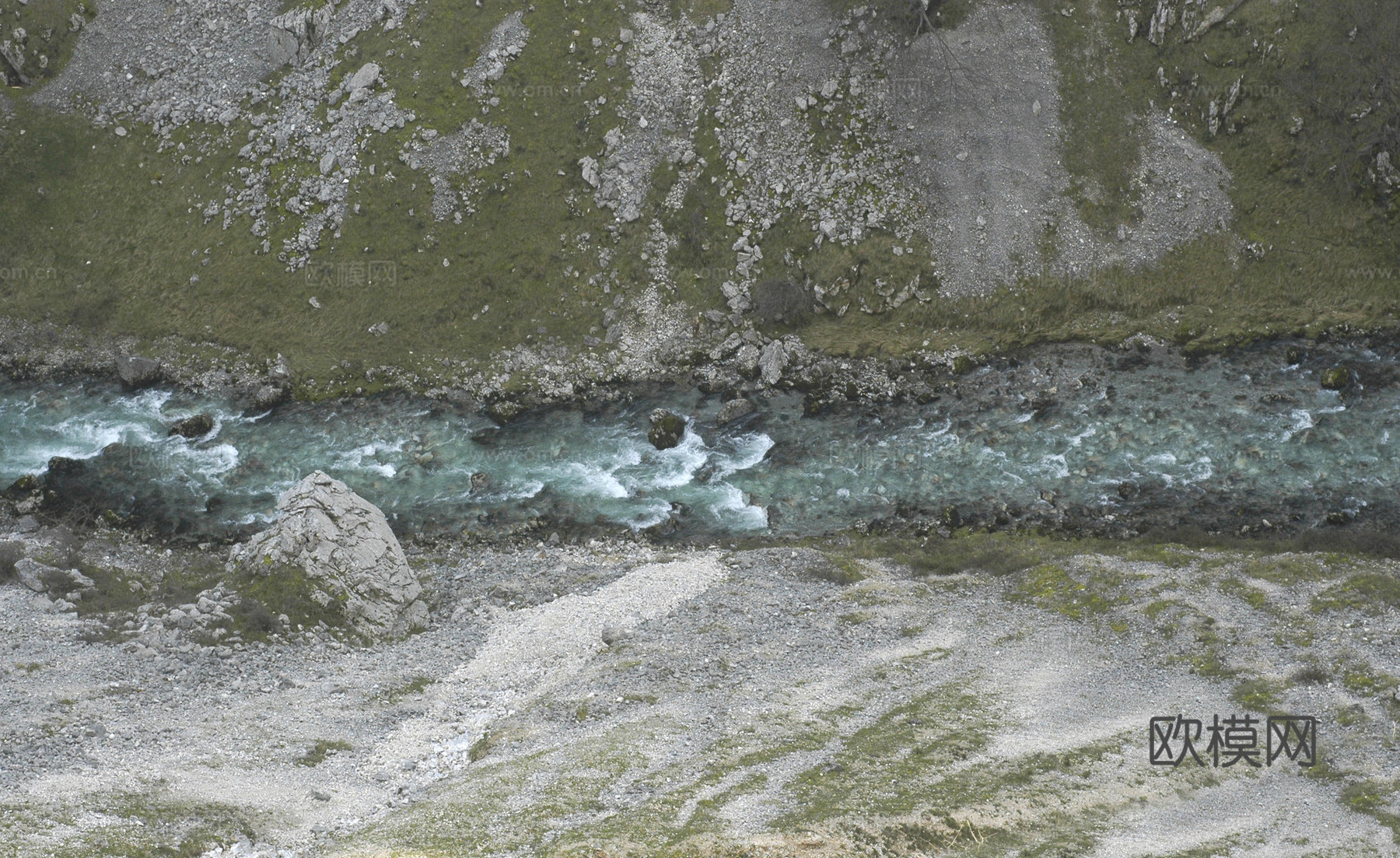 水波纹  溪流