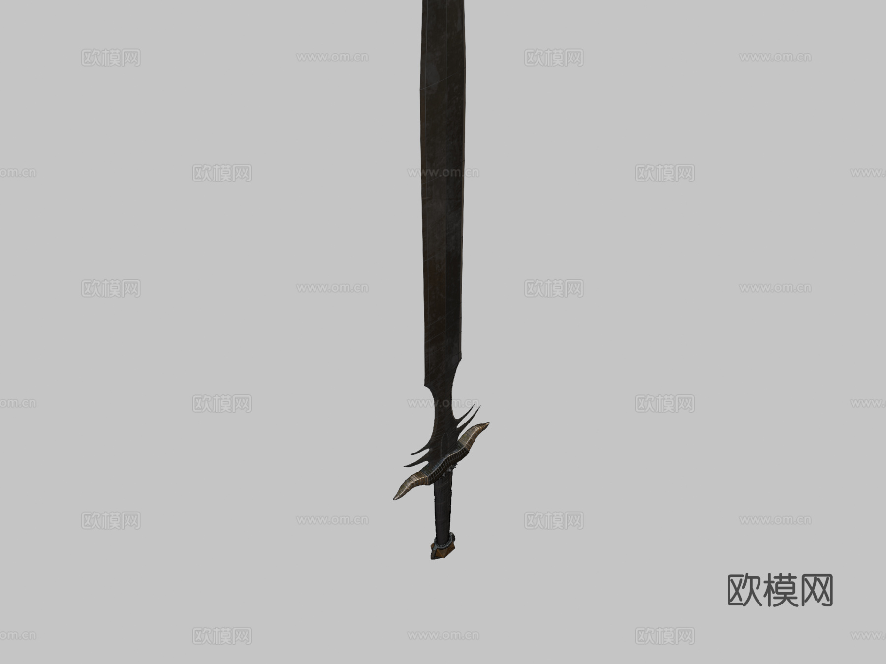 恶魔之刃-单手剑3d模型