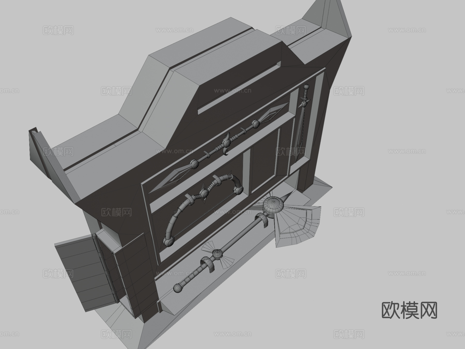 复合资产-Tek的武器柜3d模型