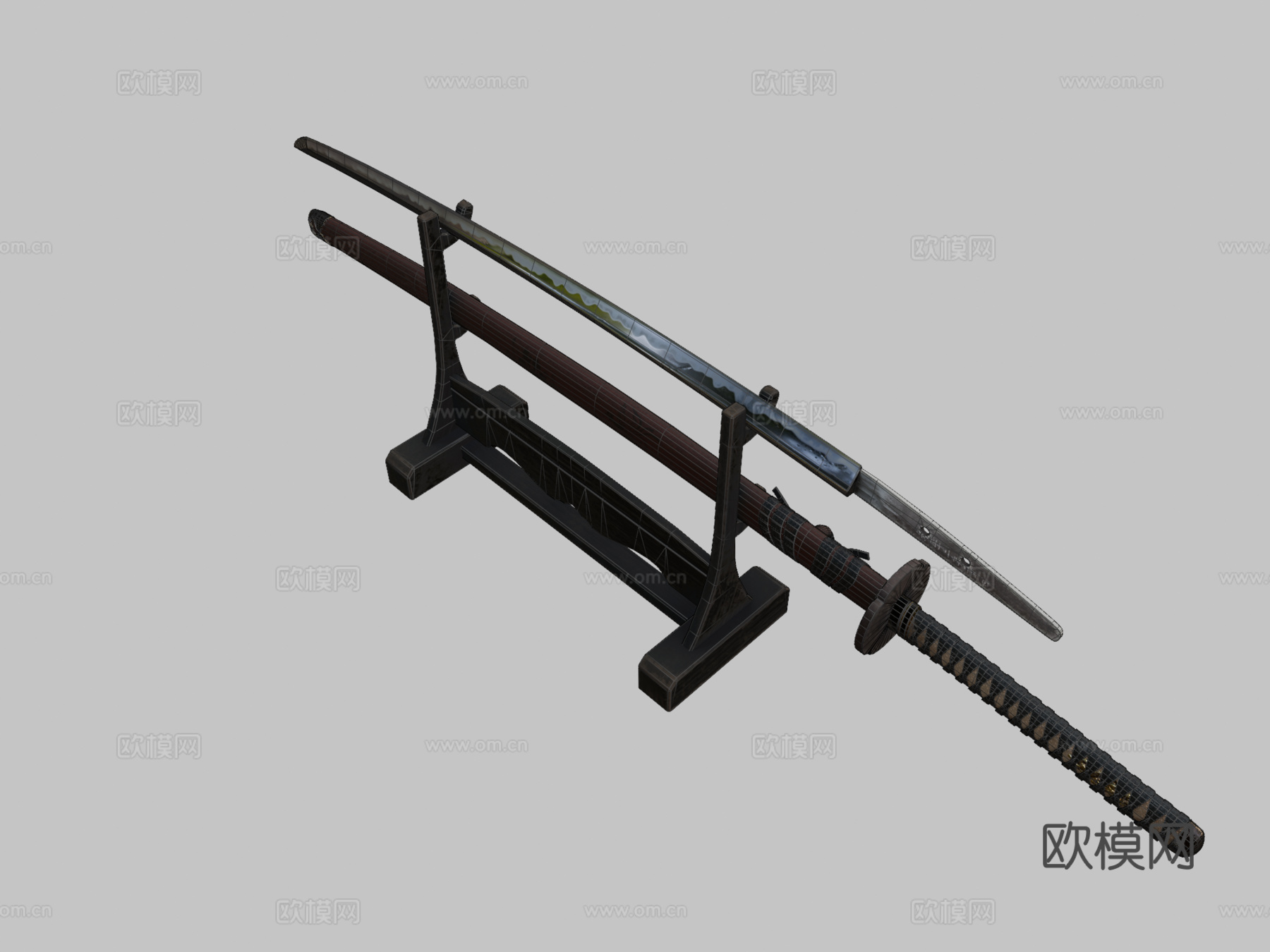 兼定打刀su模型