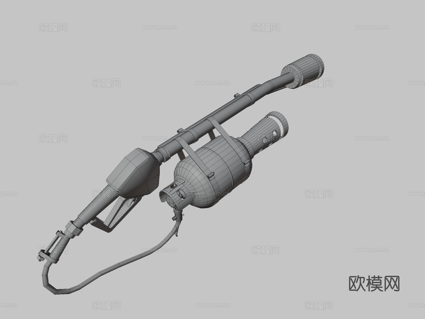 松散TF2火焰喷射器重制su模型